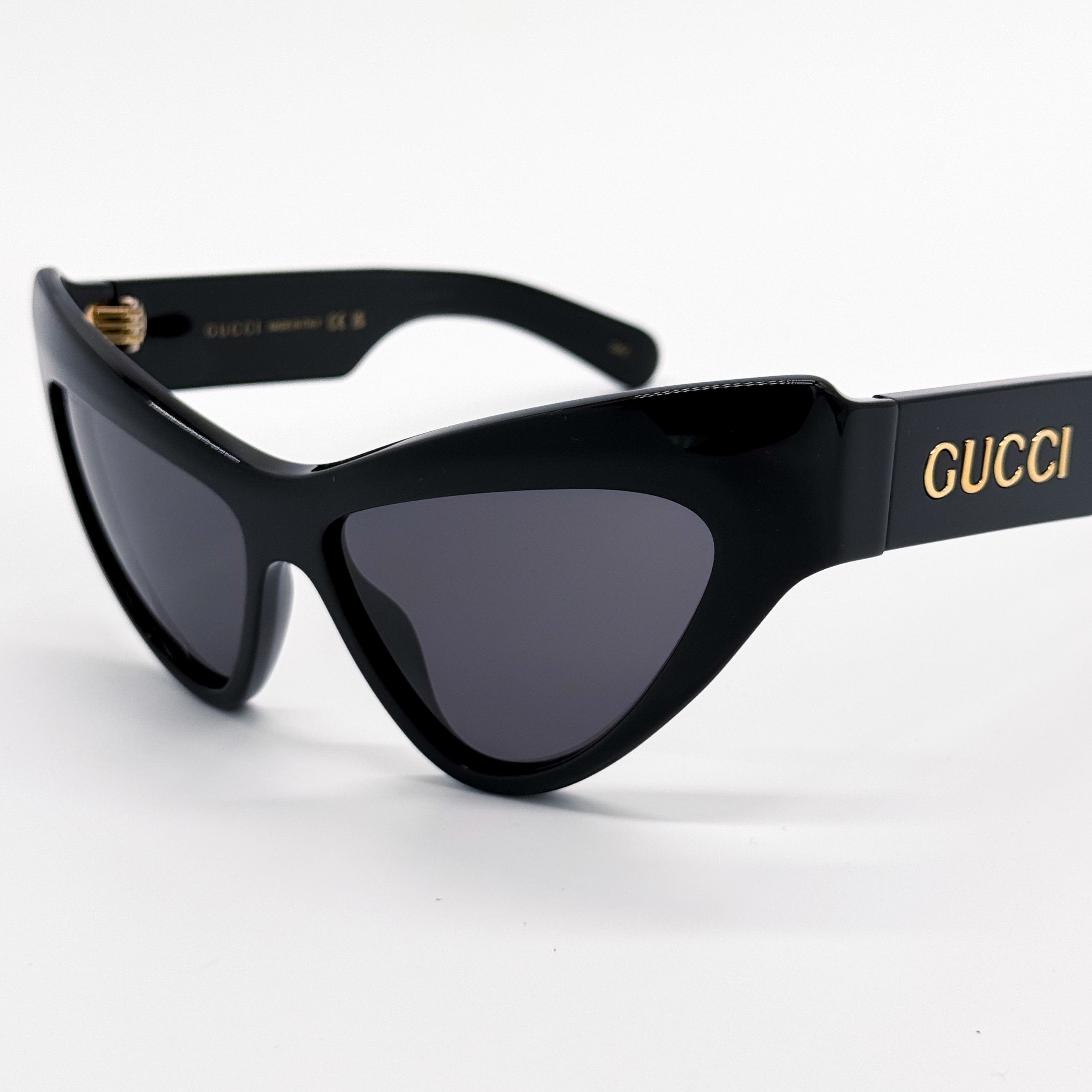 Gucci NEW GUCCI GG1294S 001 WOMEN SHINY BLACK CAT EYE SUNGLASSES Size ONE SIZE - 7 Thumbnail