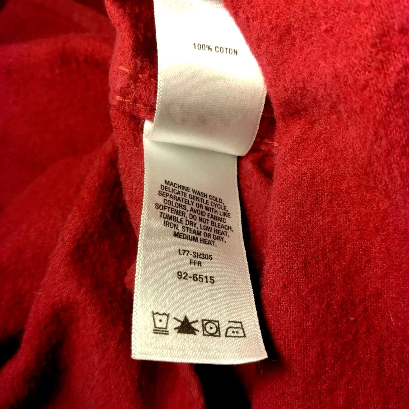 Vintage VINTAGE Cabela's Chamois Shirt Men’s Medium Red Heavyweight Flannel Cotton Collared Button-Up Workwear Size US M / EU 48-50 / 2 - 5 Thumbnail