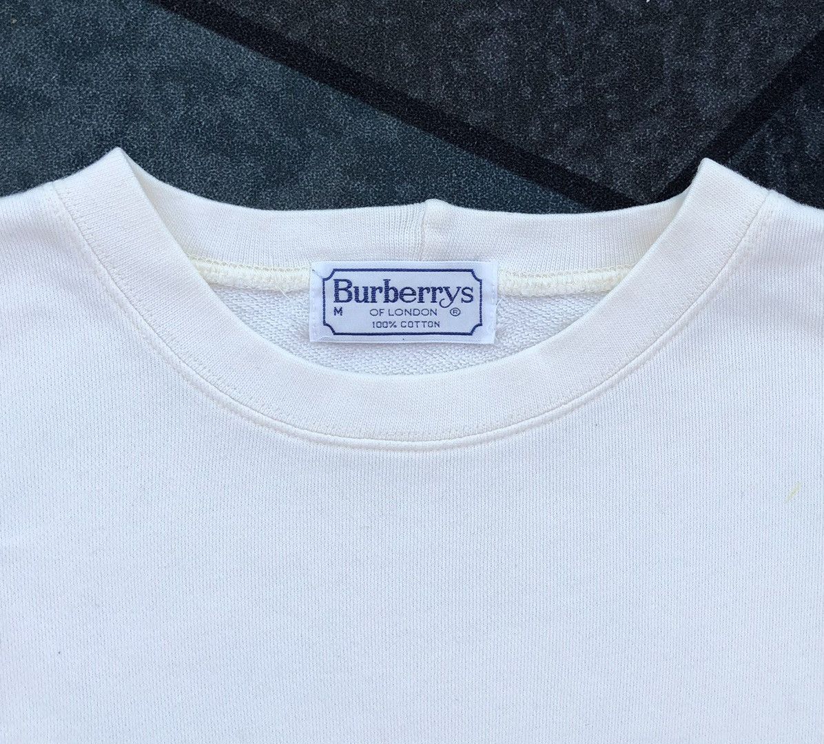 Burberry Vintage Burberrys Embroidery Spellout Sweatshirts Size US M / EU 48-50 / 2 - 9 Thumbnail