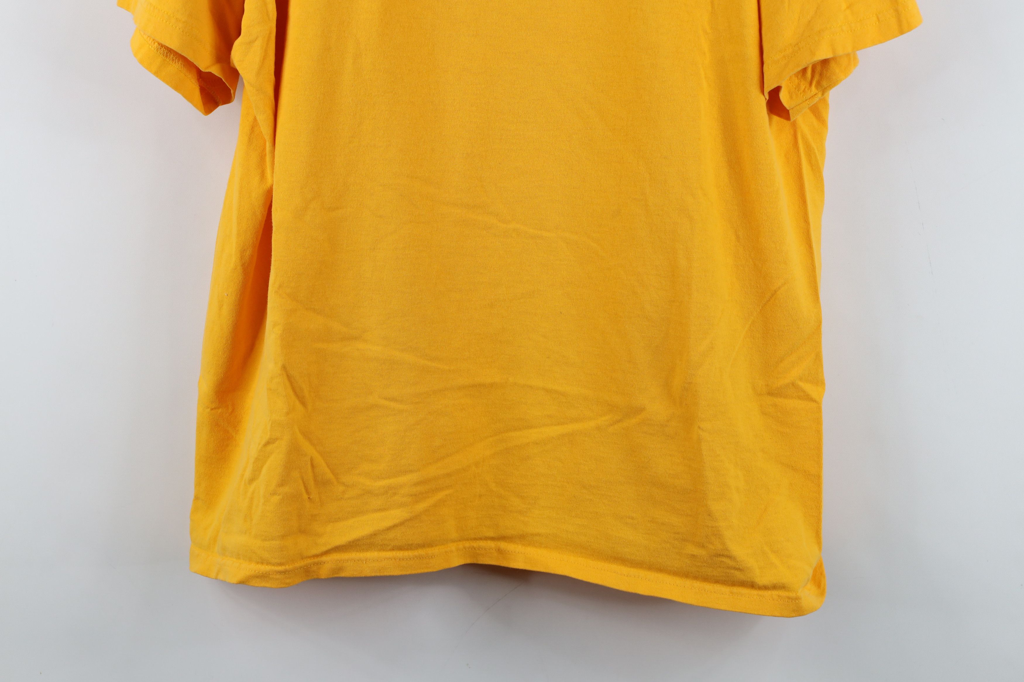 Vintage Vintage 90s Boise Marketing Services T-Shirt Yellow USA Size US L / EU 52-54 / 3 - 3 Thumbnail