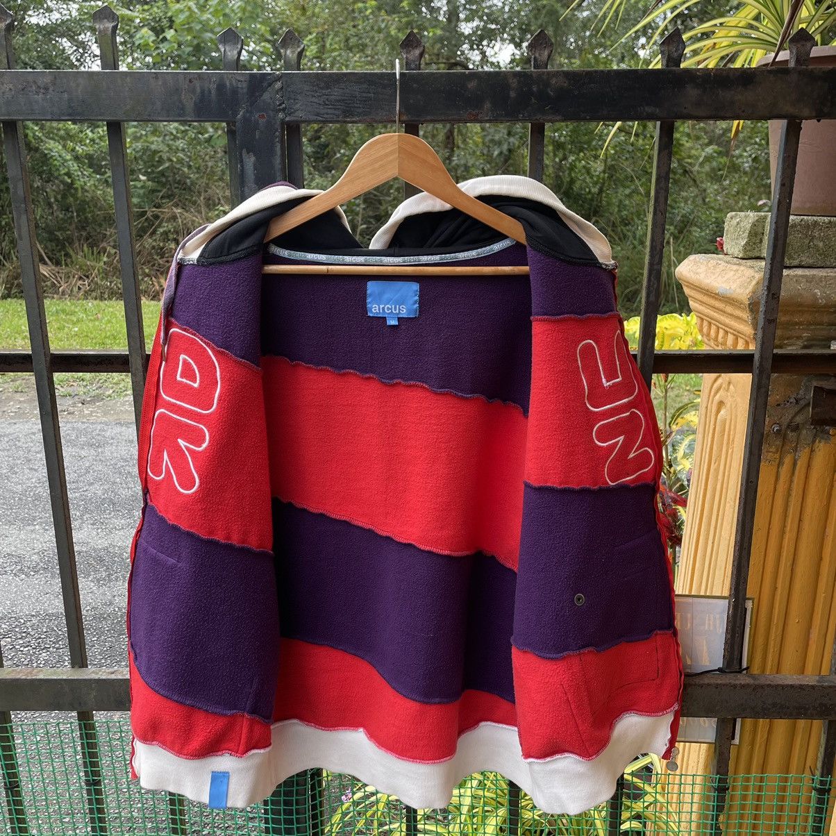 Japanese Brand × Vintage 🔥🇯🇵Arcus Big Logo Nice Striped Full Zipper Pullover Hoodie Size US M / EU 48-50 / 2 - 10 Thumbnail