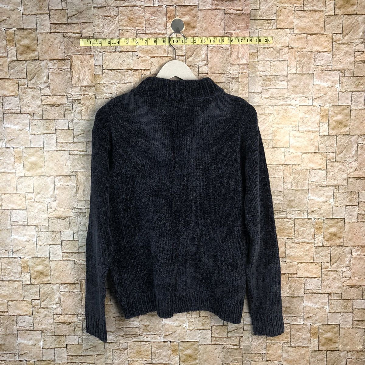 Japanese Brand Otarie Dark Blue Half Zip Sweatshirt #A887 Size US M / EU 48-50 / 2 - 12 Thumbnail