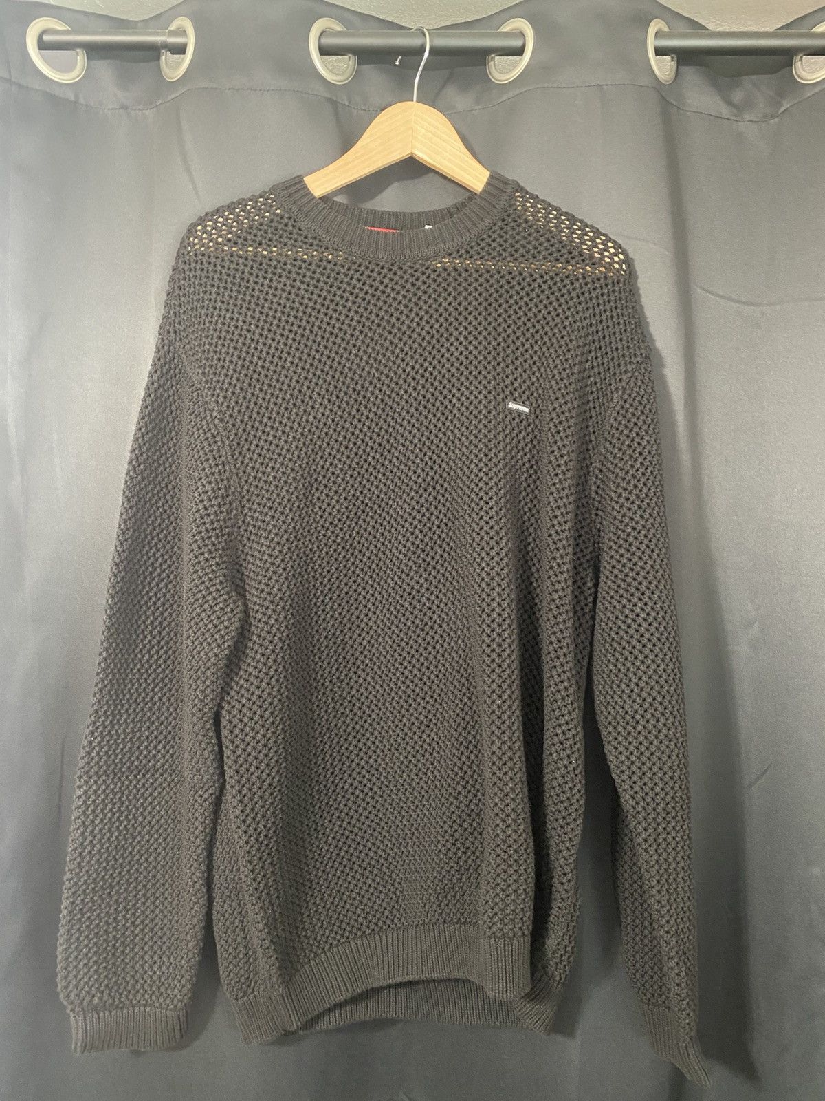 Supreme Supreme Small Box knit sweater Size US L / EU 52-54 / 3 - 1 Thumbnail