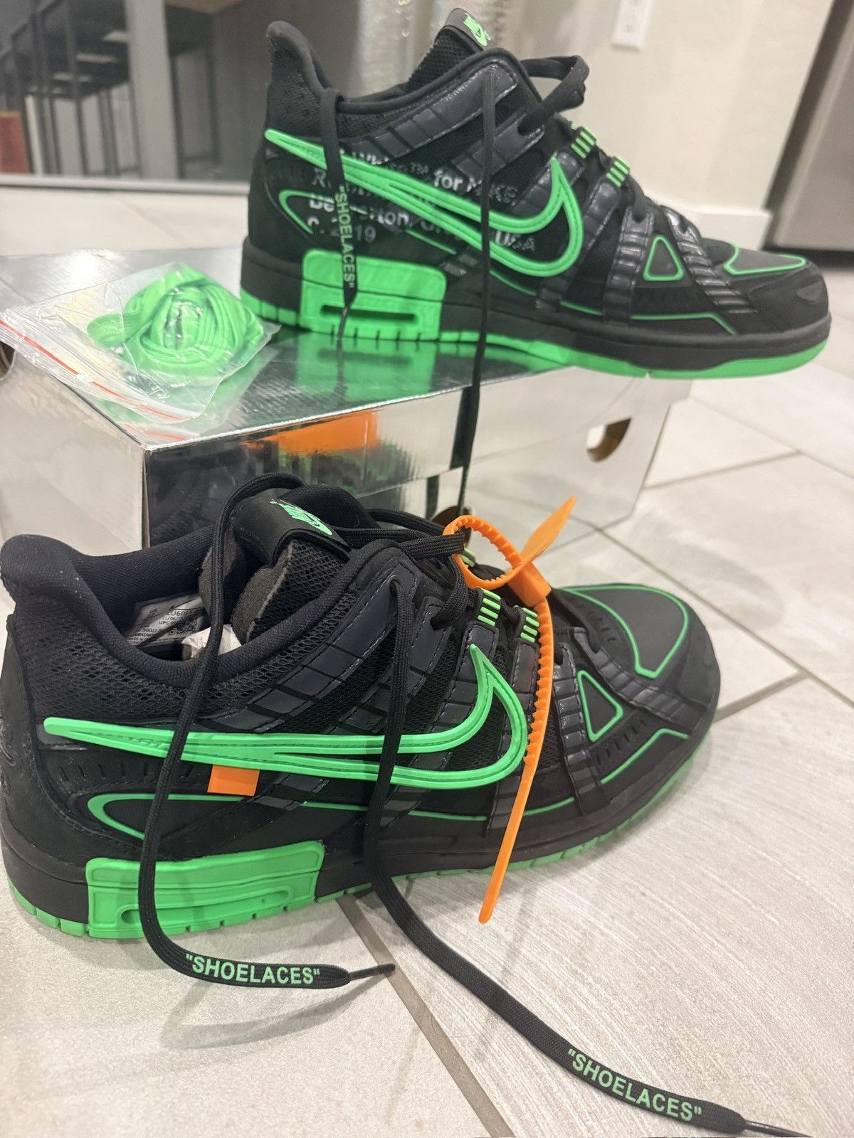 Nike × Off-White Off-white x Nike rubber dunks size 12 BNWT Size US 12 / EU 45 - 3 Thumbnail