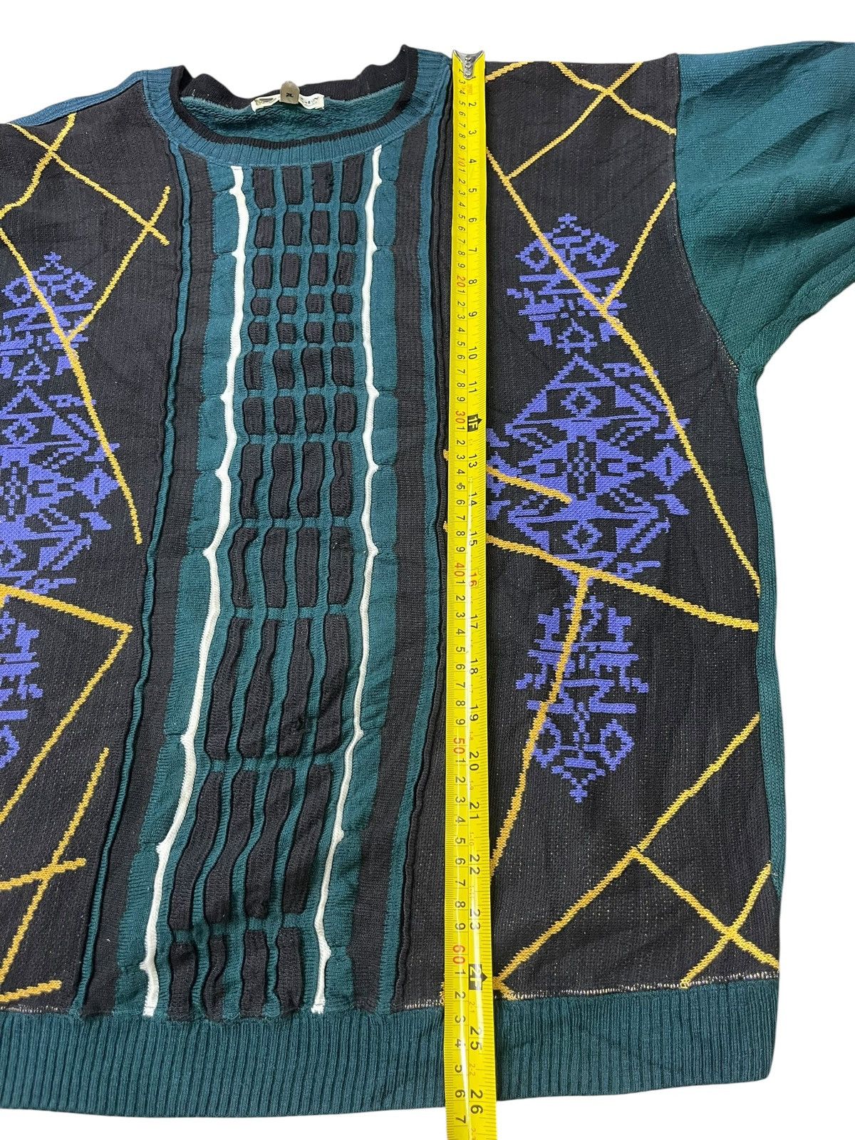Japanese Brand Vintage Bringen Aztec Pattern Sweater Knitwear Size US XXL / EU 58 / 5 - 5 Thumbnail