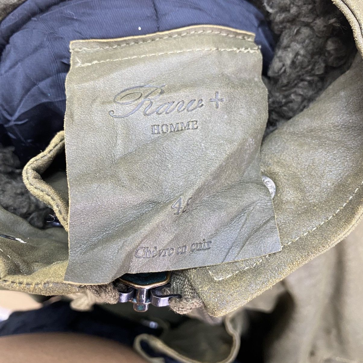 Japanese Brand 🫶Japanese Brand Rawtus Goat Skin Style military Type N3B Size US M / EU 48-50 / 2 - 7 Thumbnail