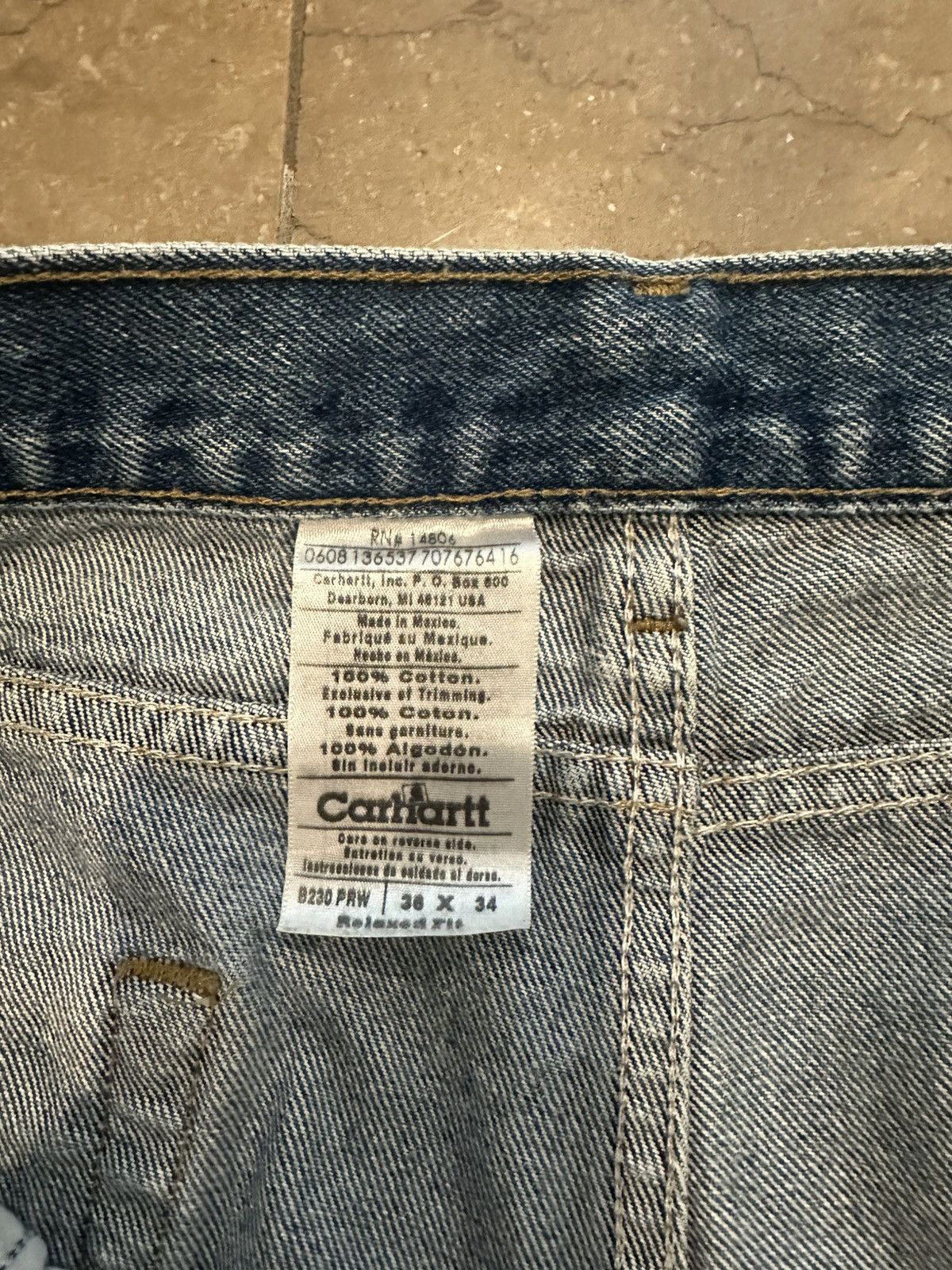 Carhartt Carhartt Relaxed Fit Jeans Men’s 36x34 Size US 36 / EU 52 - 6 Thumbnail