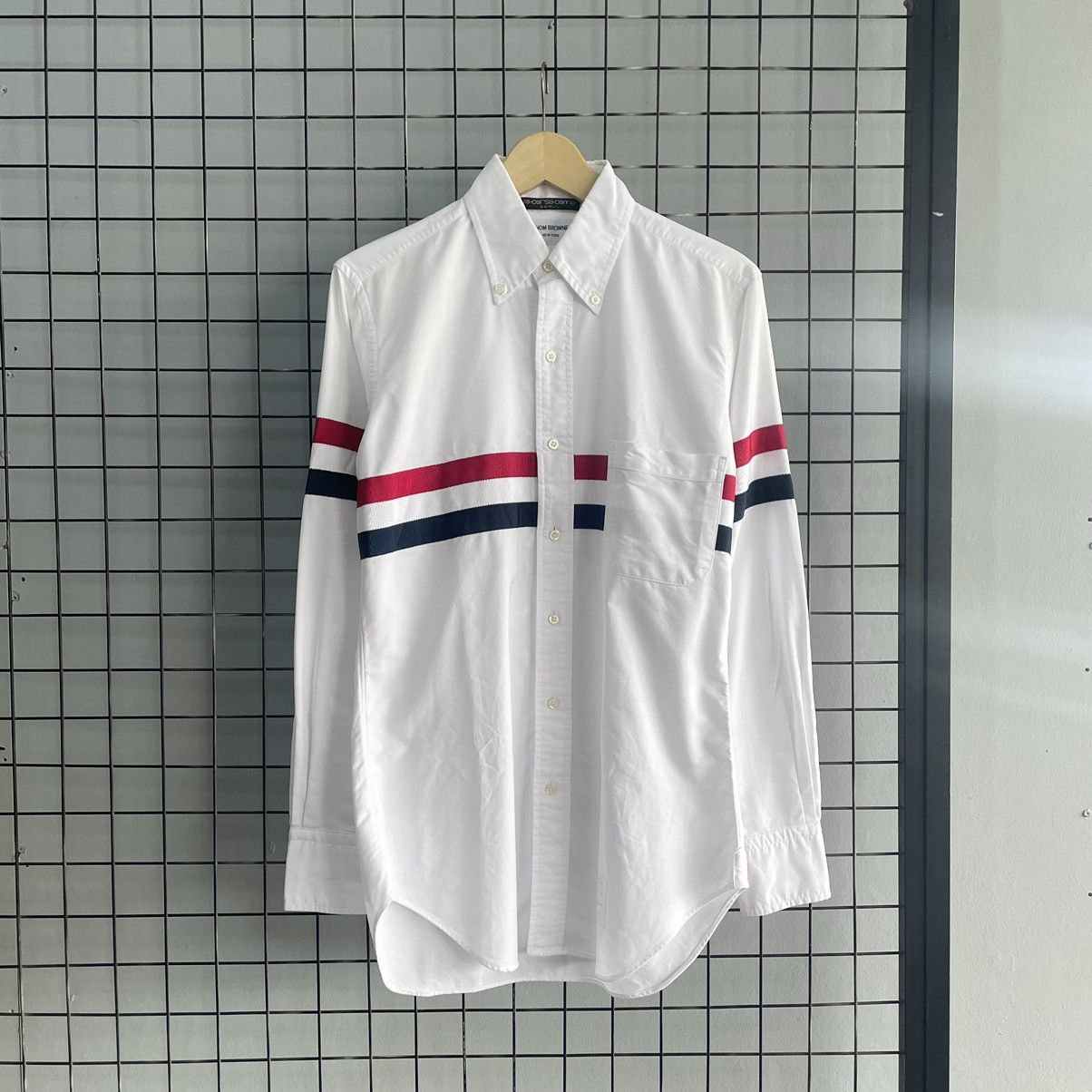 Thom Browne Thom Browne Corsocomo Oxford Shirt Size US M / EU 48-50 / 2 - 2 Thumbnail