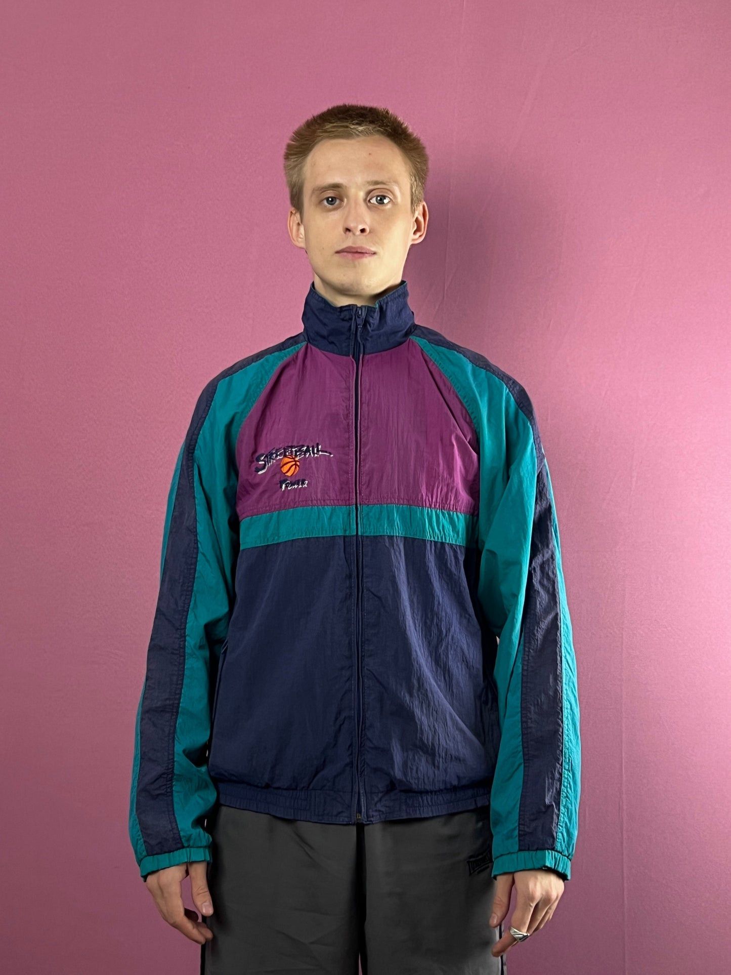 Other 90s Playcrew Streetball Vintage Men's Windbreaker Jacket - M Size US M / EU 48-50 / 2 - 2 Thumbnail