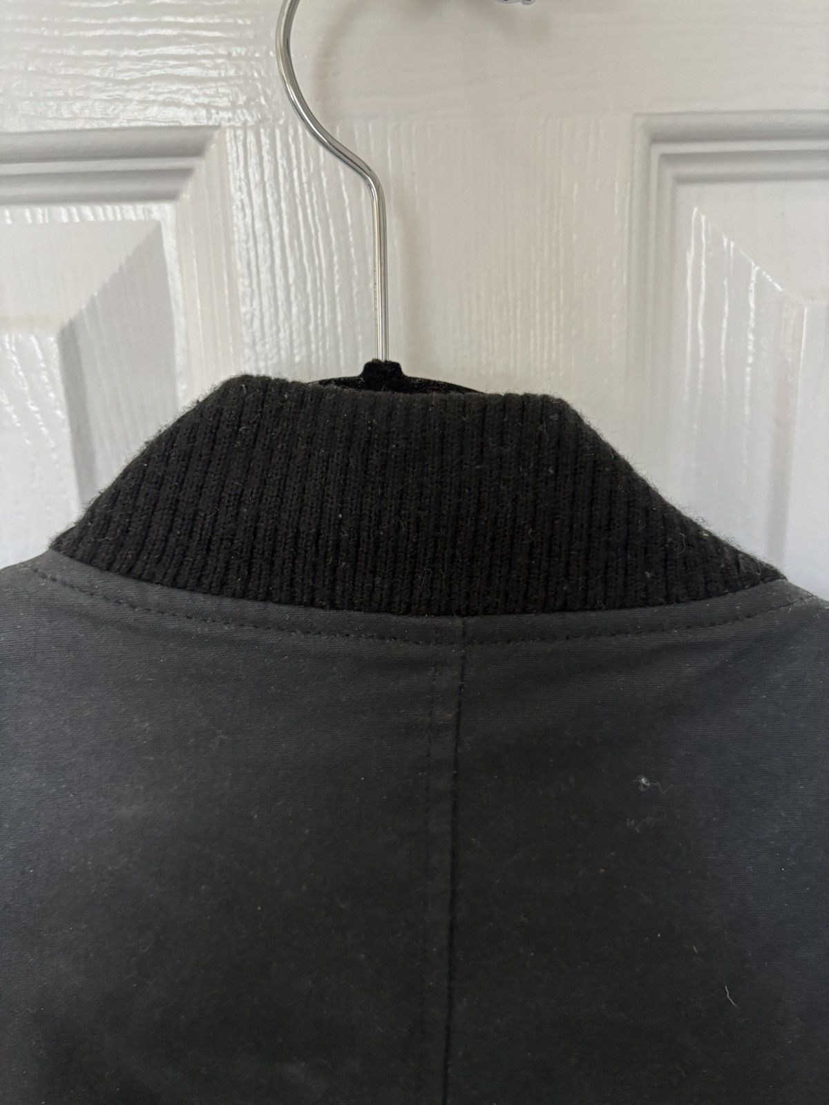 3sixteen 3sixteen Black Waxed Stadium Bomber Jacket Size US L / EU 52-54 / 3 - 6 Thumbnail