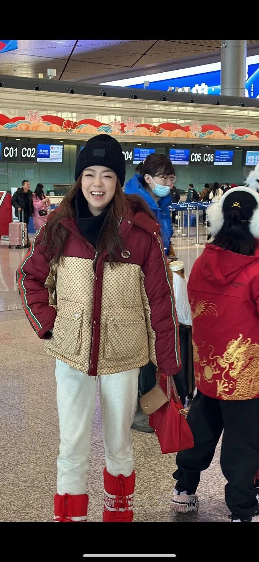 Gucci Gucci Classic Colorblock GG Cotton Coat. Size XS / US 0-2 / IT 36-38 - 4 Thumbnail