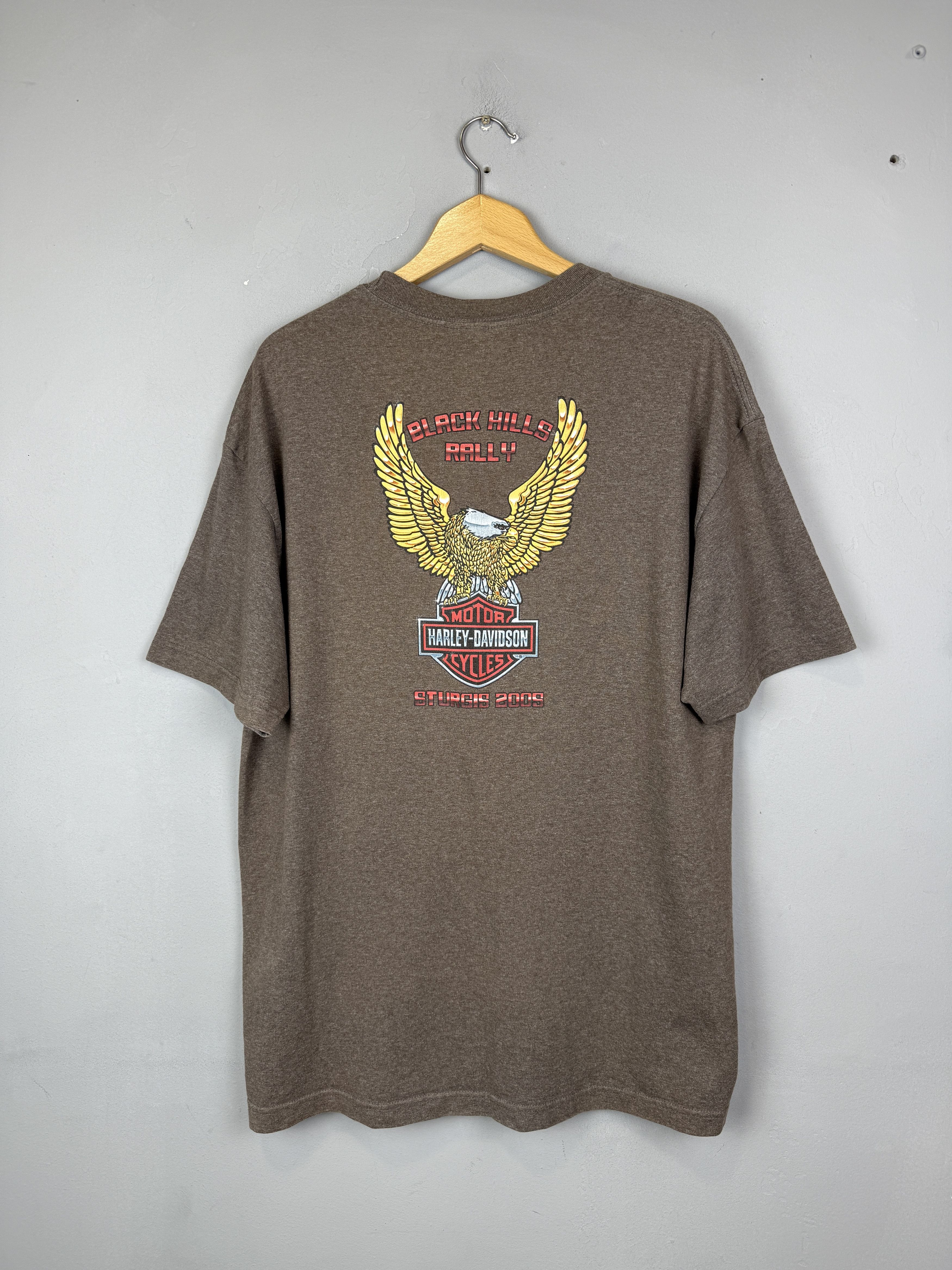Harley Davidson × Vintage Vintage Harley Davidson Tee 2005 Sturgis Black Hills Raily Size US XL / EU 56 / 4 - 7 Thumbnail
