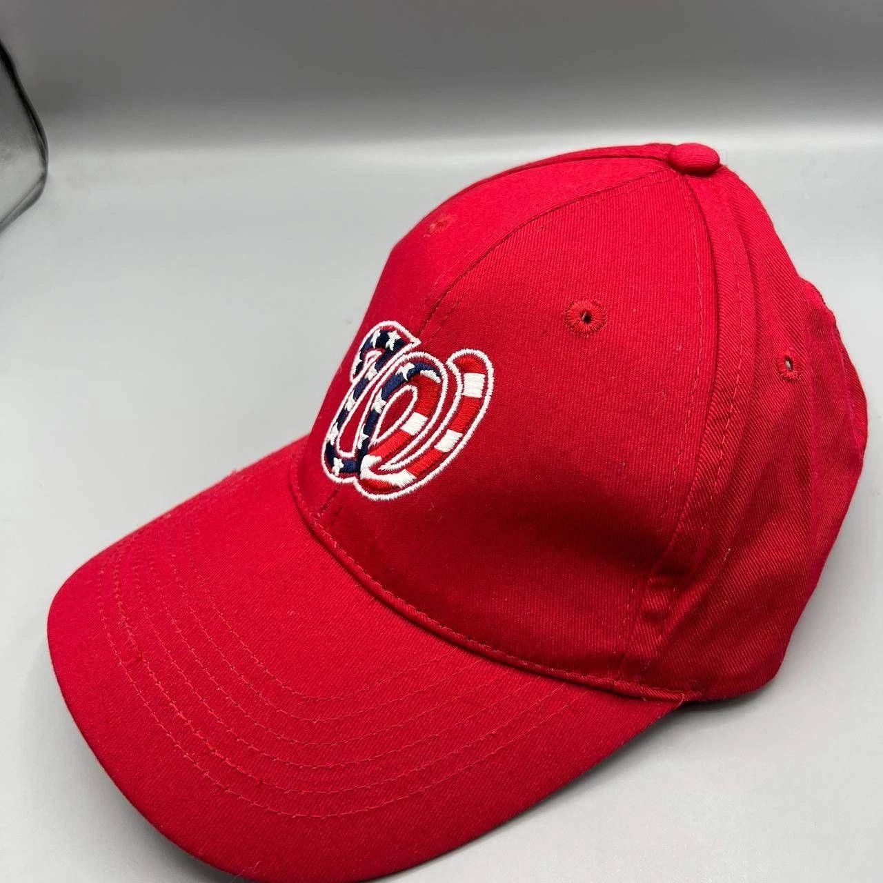 Other Washington Nationals Hat Men Red Embroidered Strap Back Cap Size ONE SIZE - 6 Thumbnail