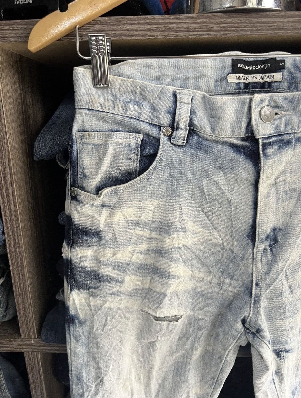 semanticdesign 🔥Semantic Design Stretch Distressed Denim Size US 29 - 9 Thumbnail