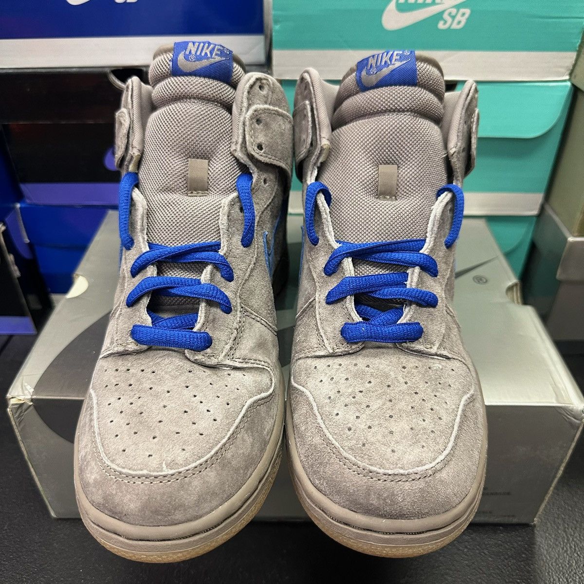 Nike Size 10.5 - Nike Dunk Pro SB High Iron 305050-241 Size US 10.5 / EU 43-44 - 4 Thumbnail