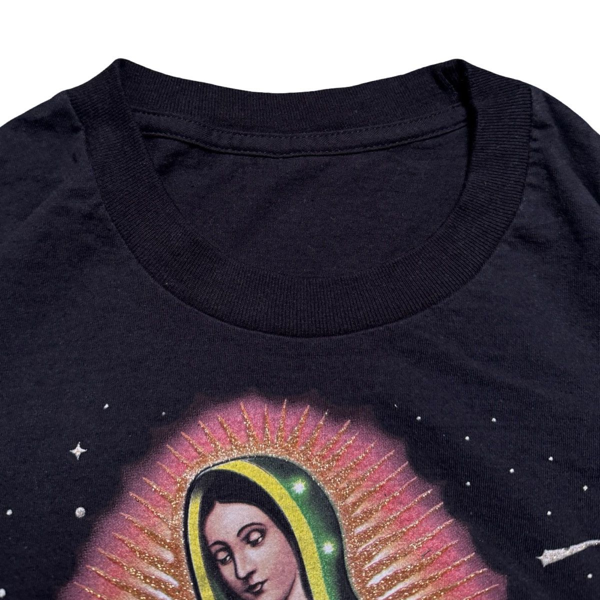 Other Vintage Y2K Praying Virgin Mary Religious Shirt Black L Size US L / EU 52-54 / 3 - 3 Thumbnail