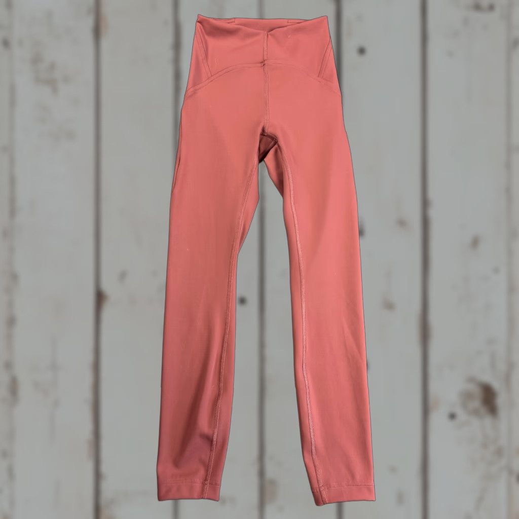 Lululemon Lululemon InStill HR Tight Leggings 0 Dark Pink Mauve SIZE 0 Women's Athletic Ankle 25in Pockets Moisture Wicking Fast Ship Size 25" / US 0 / IT 36 - 1 Thumbnail