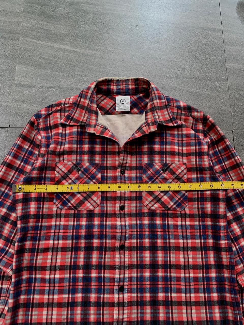 Visvim FREE TAX! 2000s Thick Plaid Flannel Shirt Size US M / EU 48-50 / 2 - 12 Thumbnail
