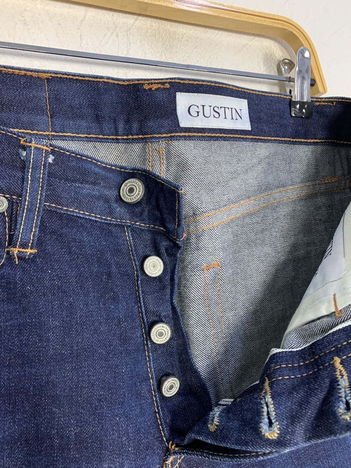 Gustin Gustin San Francisco Slim Buttonfly Selvedge Denim Slim Cut Size US 32 / EU 48 - 6 Thumbnail