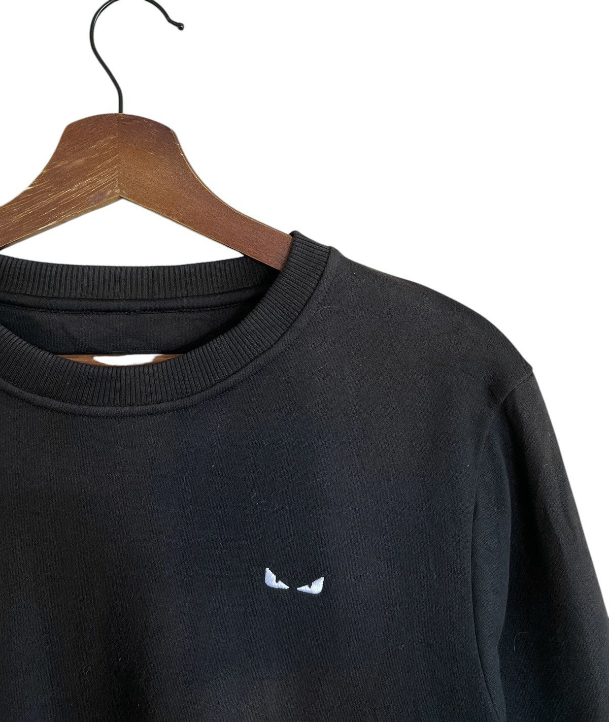 Fendi Very Rare Design Fendi Monster Eye Embroidered Sweatshirt Size US XL / EU 56 / 4 - 4 Thumbnail