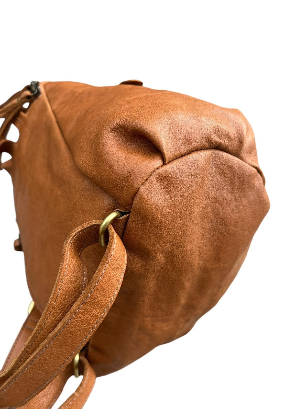 Leather Vintage Marmelo Tokyo Patina Leather Mini Backpack Bag Size ONE SIZE - 18 Thumbnail