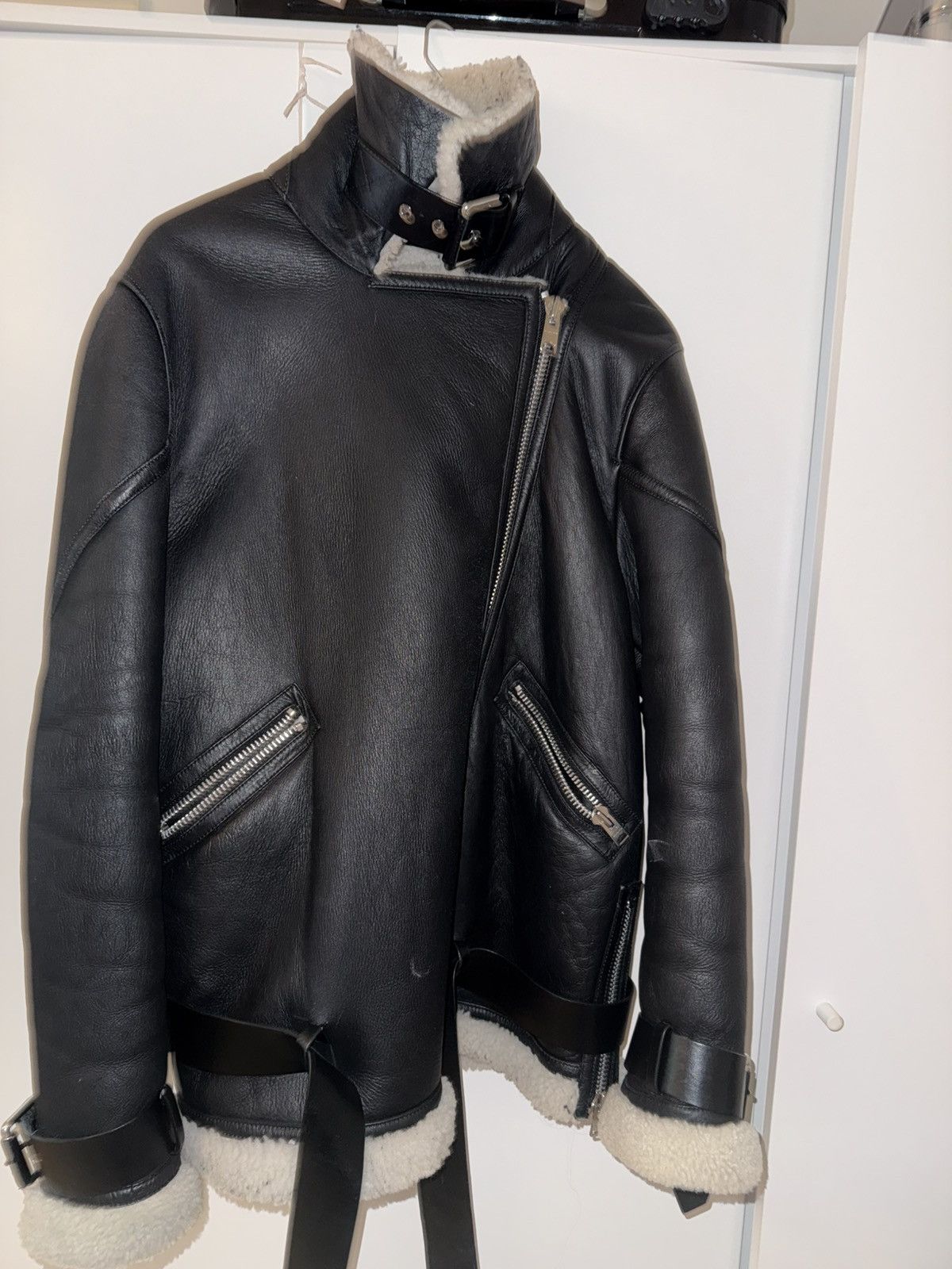 Allsaints Allsaints Leather Jacket Size L / US 10 / IT 46 - 6 Thumbnail