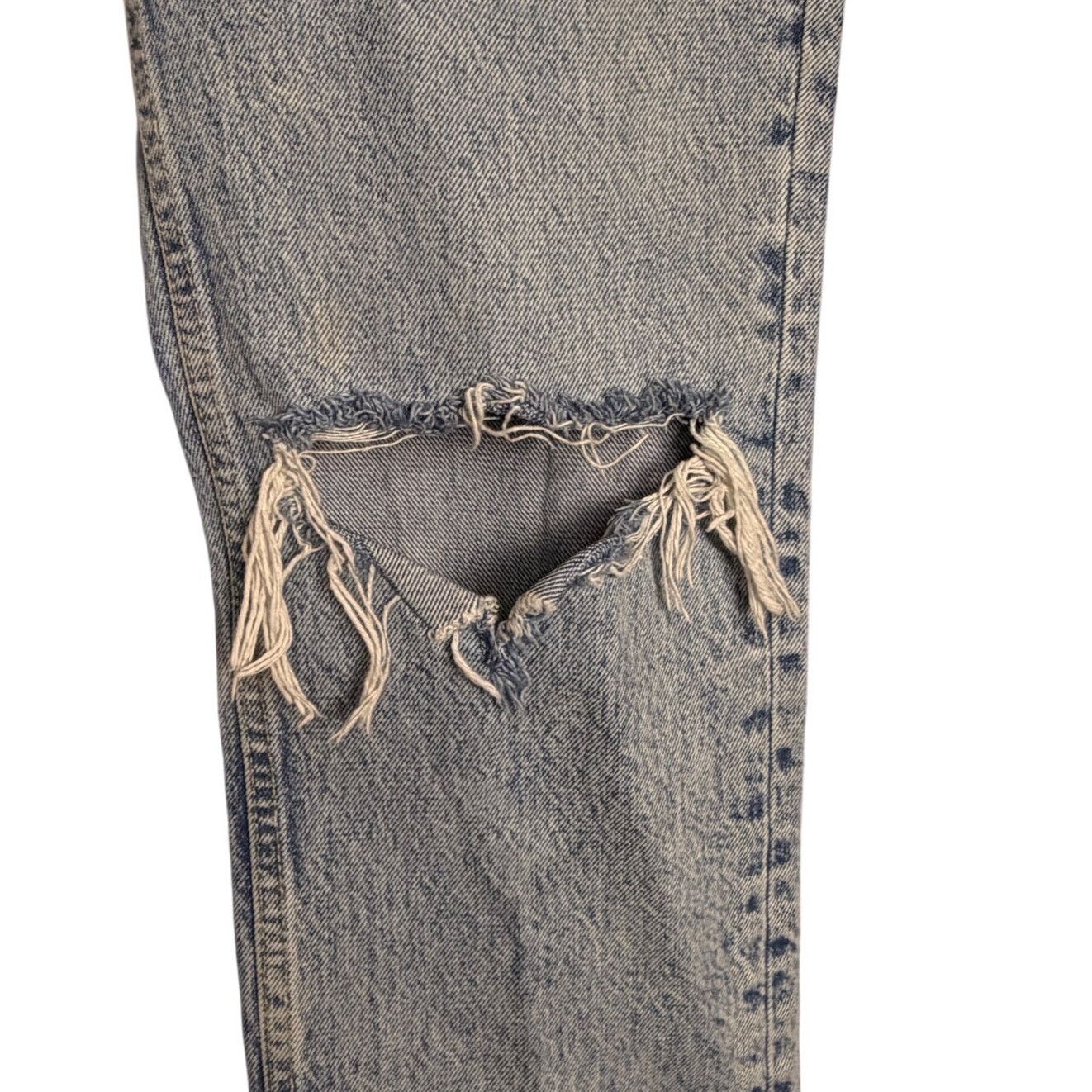 Topshop Topshop Acid Wash Distressed Jeans Grunge 26x28 Petite Size 26" / US 2 / IT 38 - 5 Thumbnail