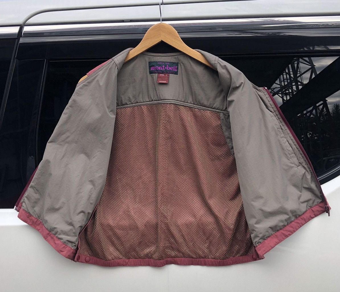 Montbell Vintage Mont-bell Wine Red Multi Pocket Cargo Vest Size US M / EU 48-50 / 2 - 7 Thumbnail