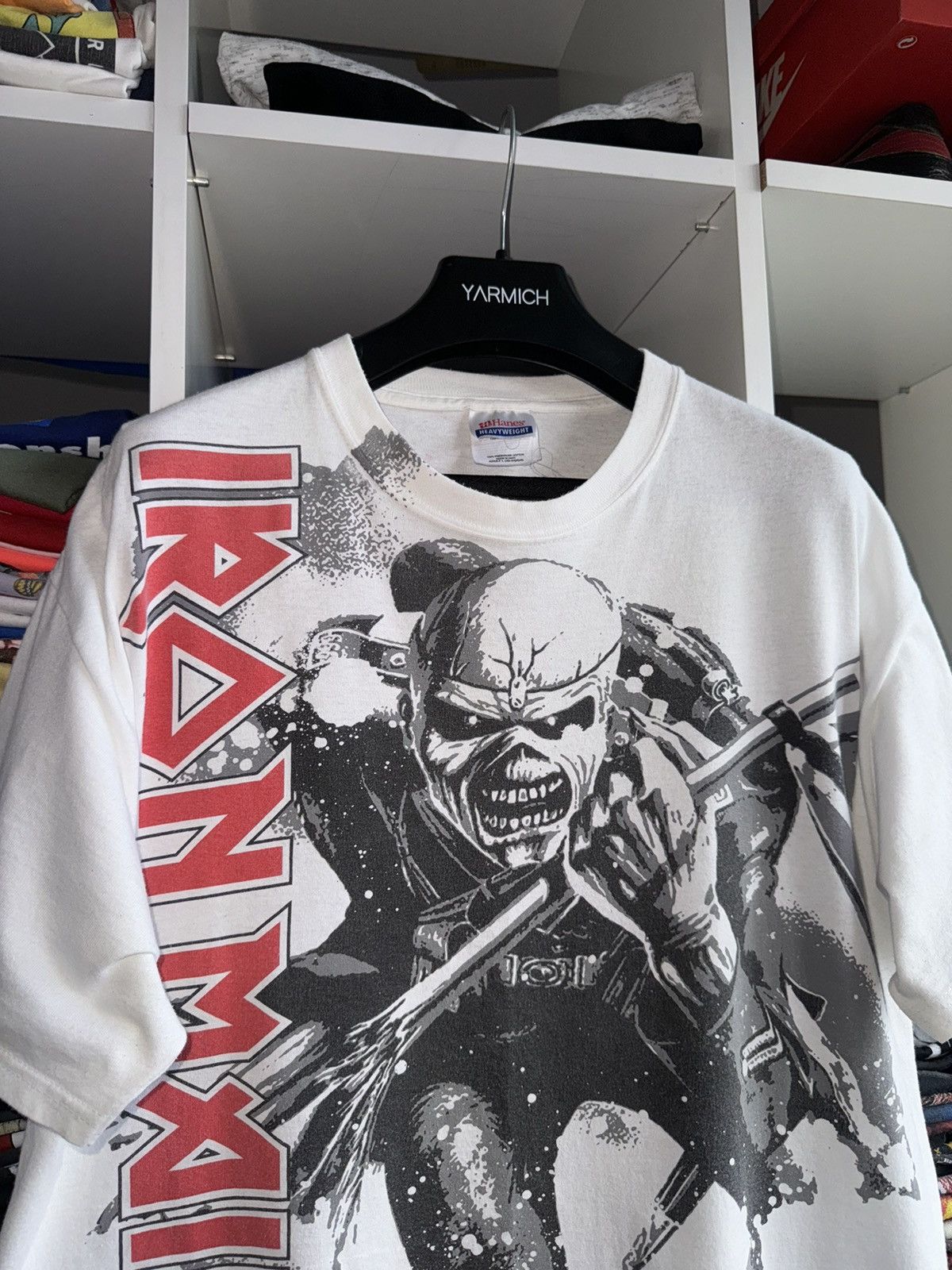 Band Tees Vintage Iron Maiden The Trooper Band Tee Size US L / EU 52-54 / 3 - 3 Thumbnail