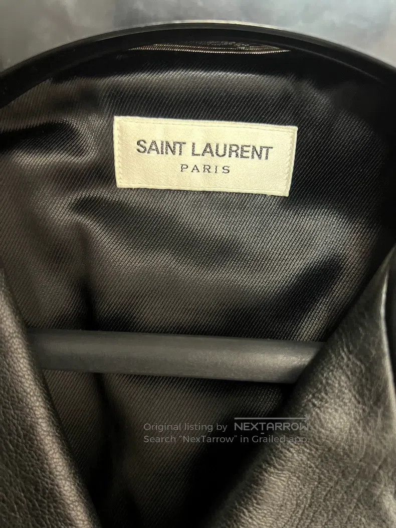 Saint Laurent Paris Saint Laurent Paris Goat Leather Multi-Zipper Biker Jacket Size US M / EU 48-50 / 2 - 3 Thumbnail
