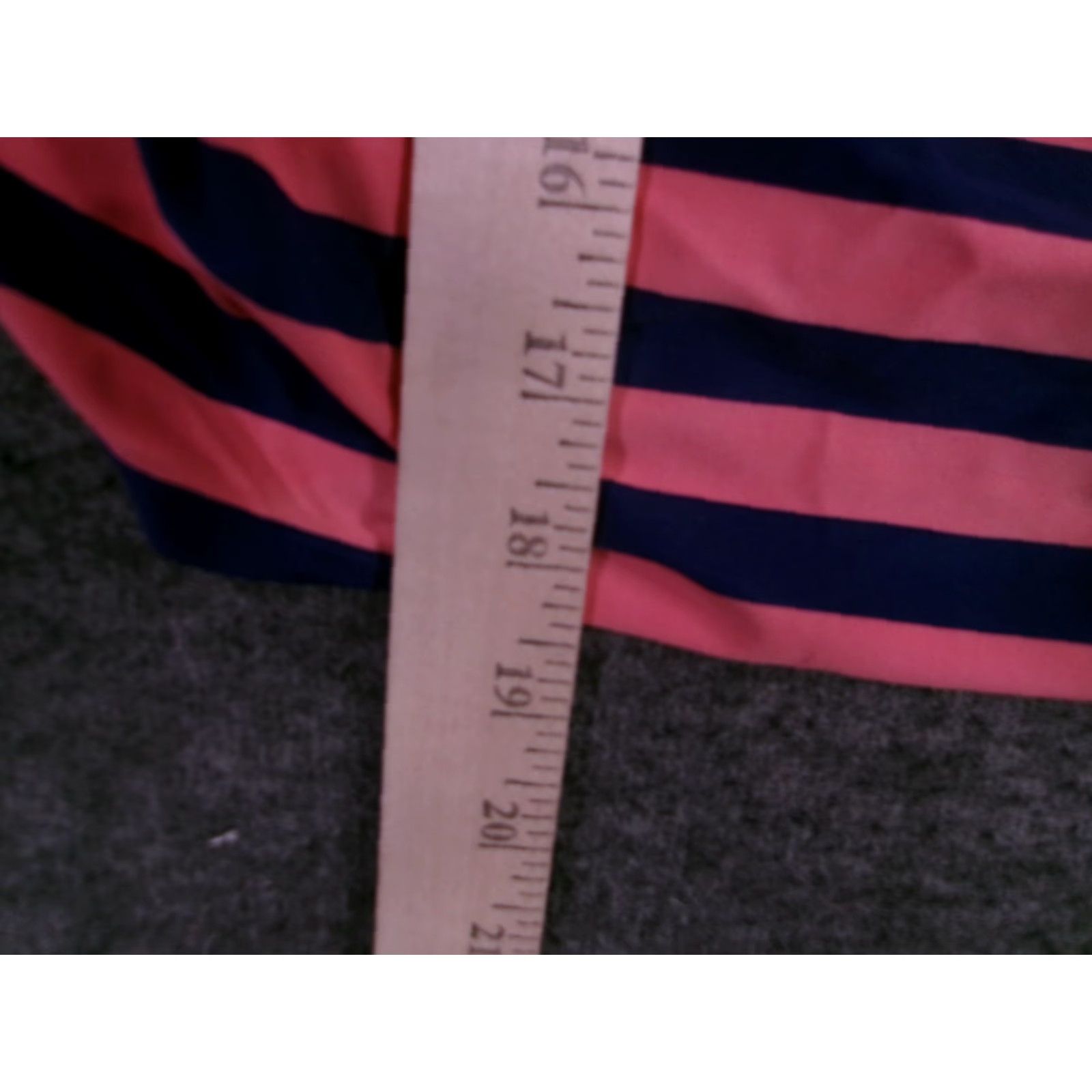 Pinko Beach Bump Tankini Top Womens M Pink Navy Striped Maternity Halter Tie Ruched Size M / US 6-8 / IT 42-44 - 5 Thumbnail
