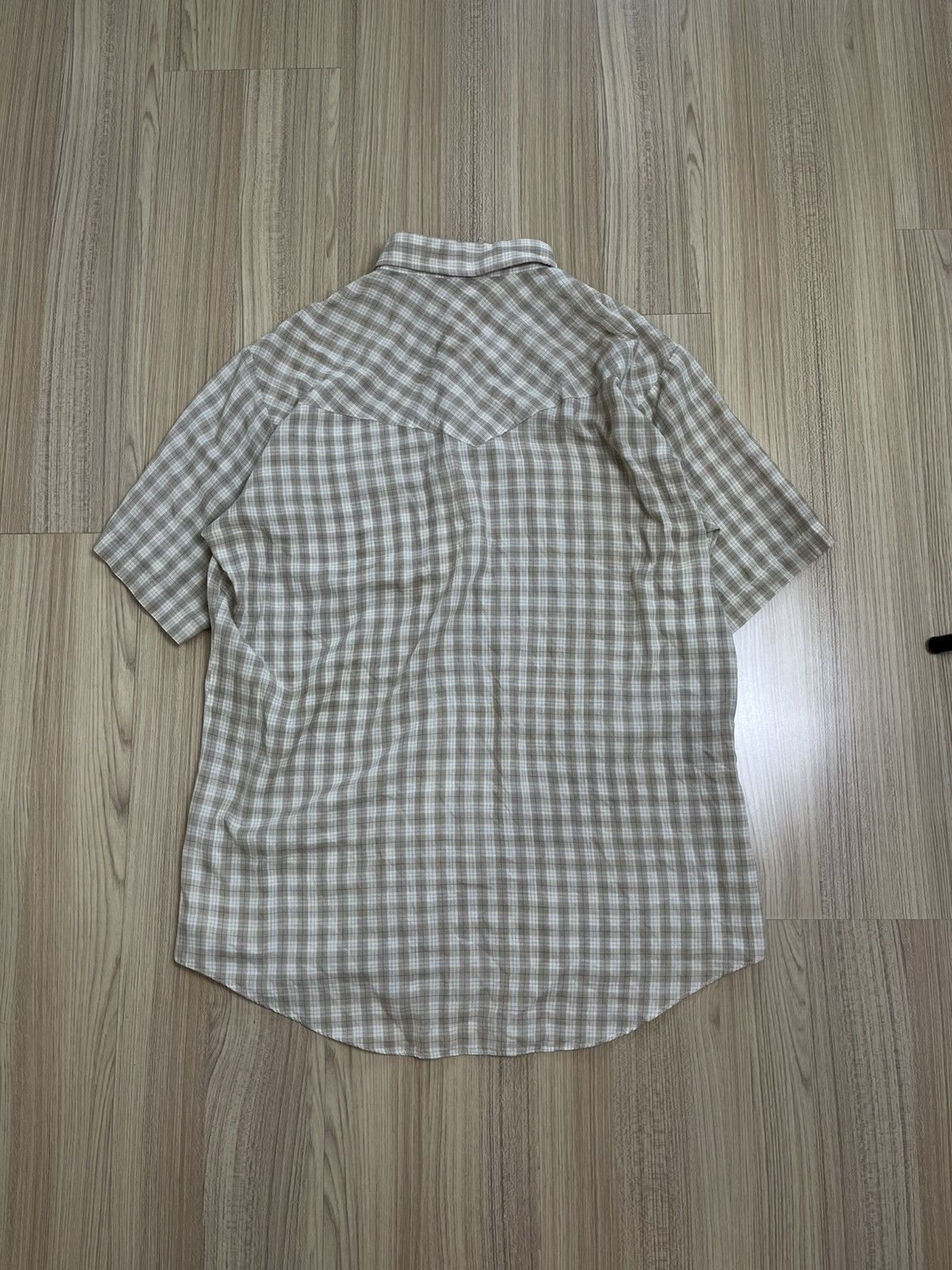 Vintage Vintage Lee Plaid Pearl Snap Western Shirt Size US S / EU 44-46 / 1 - 5 Thumbnail