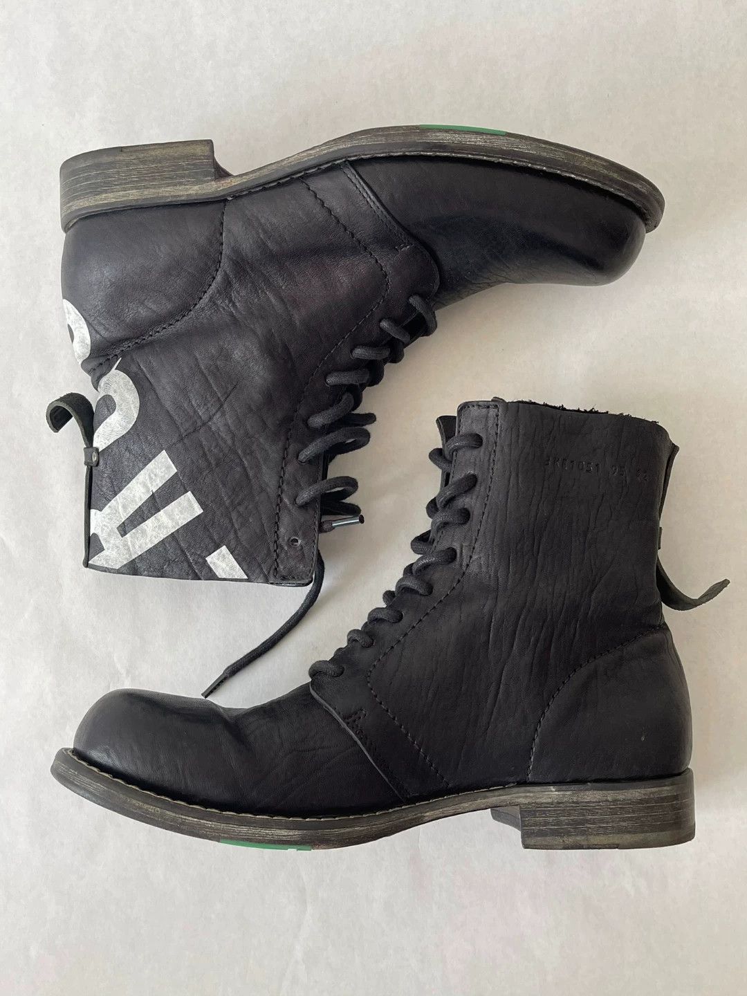 Dirk Bikkembergs Dirk Bikkembergs Buffalo Leather Martin Boots Size US 9 / EU 42 - 1 Thumbnail