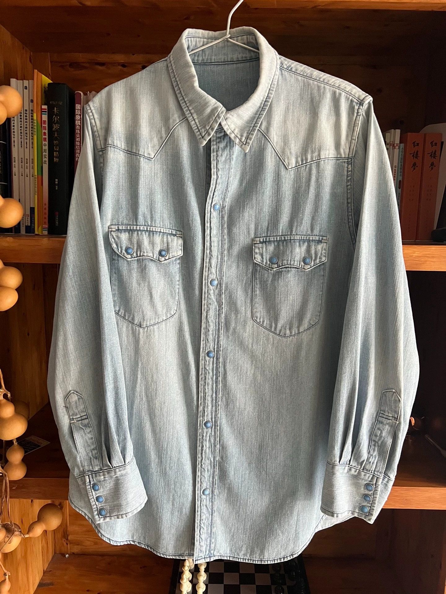Porter Classic Porter Classic Japanese Washed Denim Shirt M Excellent Size US M / EU 48-50 / 2 - 1 Thumbnail