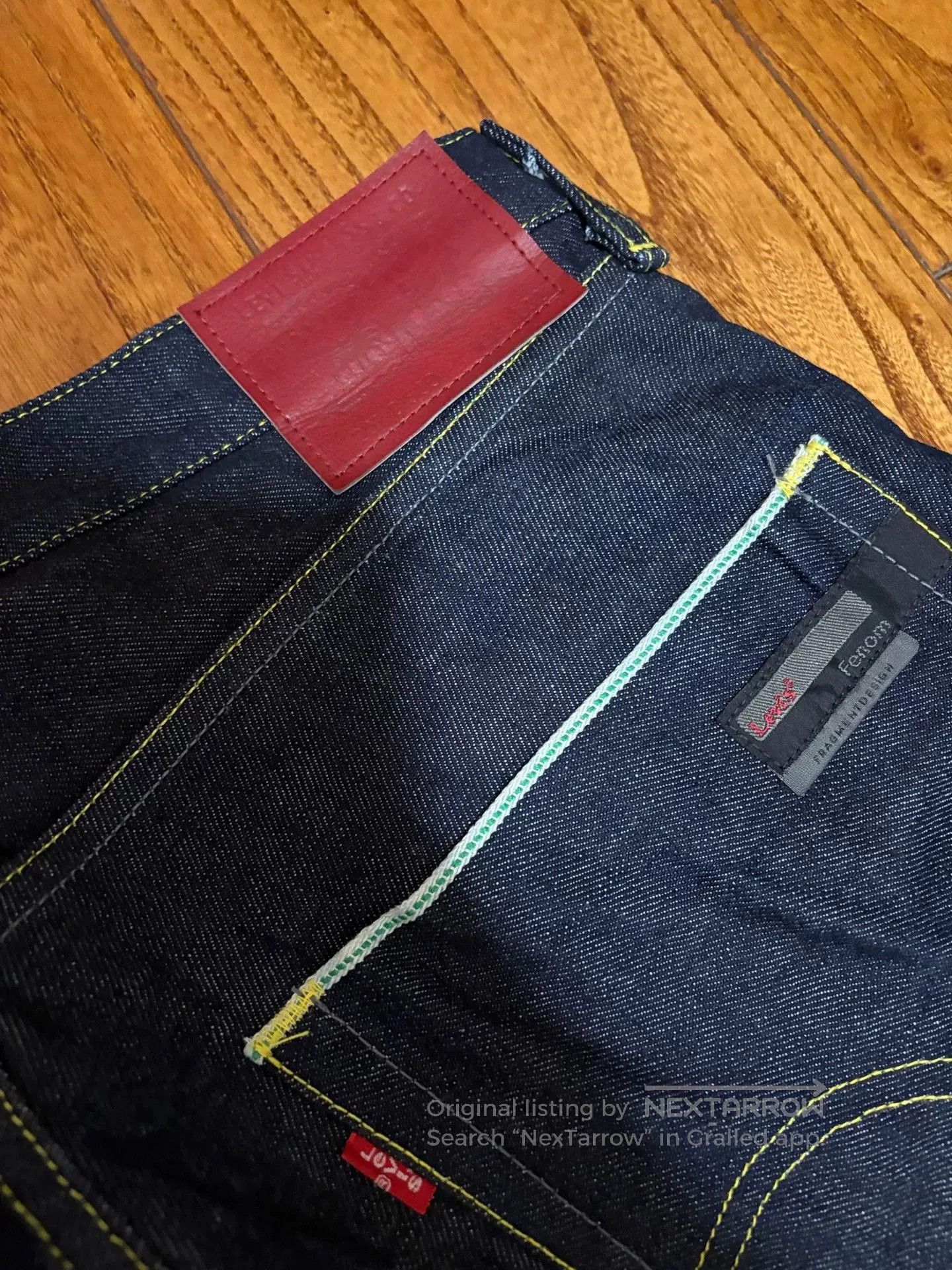 Levi's Levi's Fenom Disco Red Diamond Jeans. Size US 34 / EU 50 - 7 Thumbnail