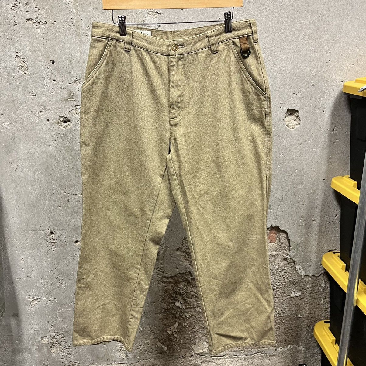 Orvis Orvis Khaki Canvas 100% Cotton Beige Tan Pants 34 Workwear Size US 34 / EU 50 - 1 Thumbnail