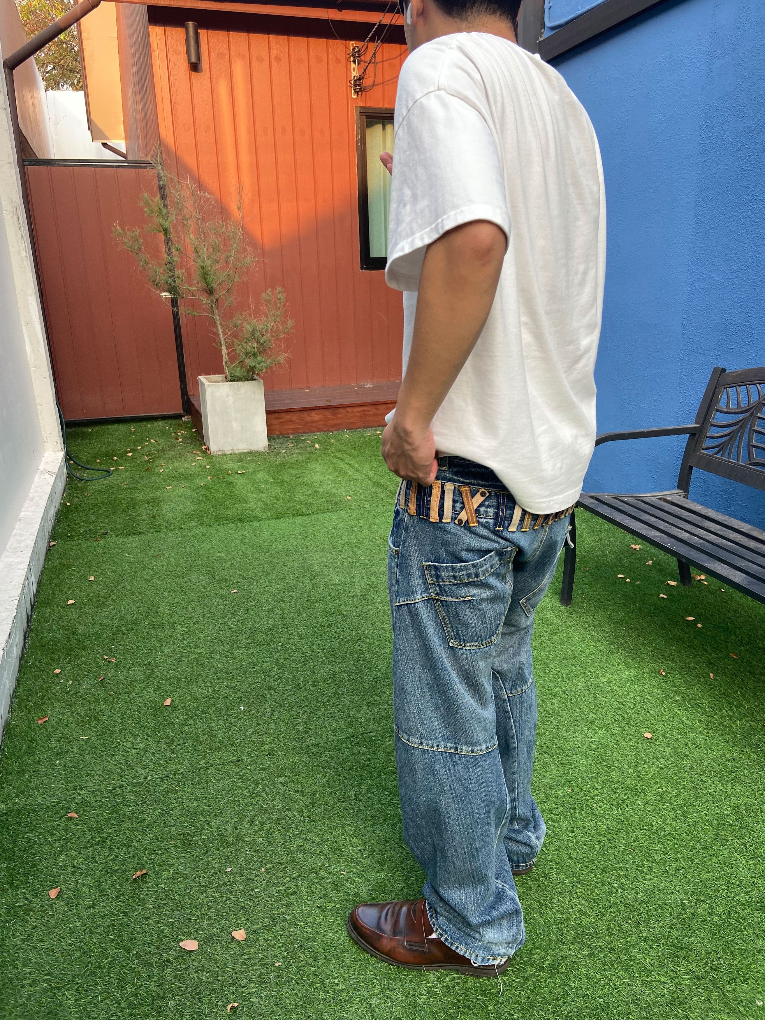 Japanese Brand Vintage breathmint by brthbreath double waist jeans Size US 32 / EU 48 - 13 Thumbnail