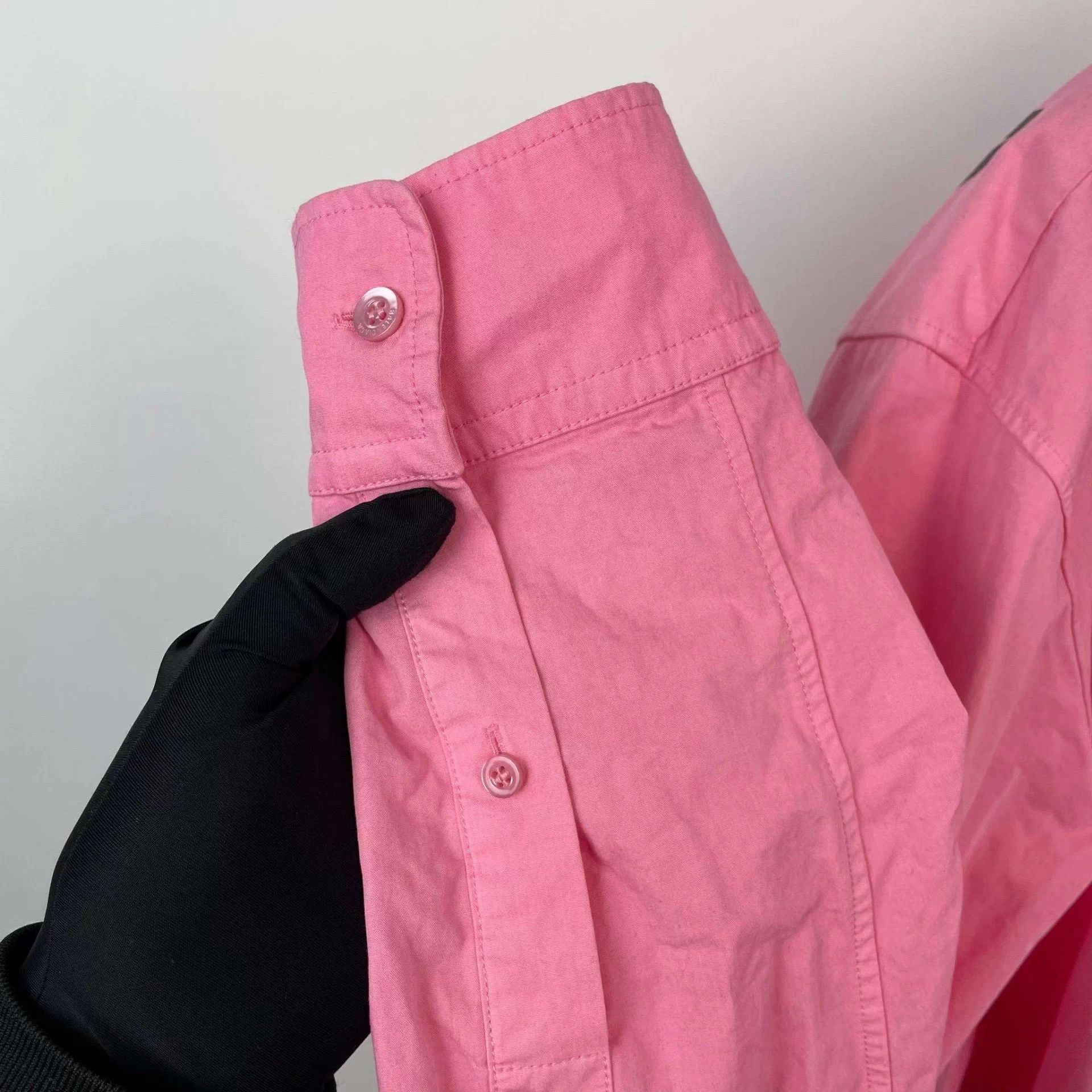 Balenciaga Balenciaga Pink Oxford Mid-Length Shirt 36 A Size XS / US 0-2 / IT 36-38 - 8 Thumbnail