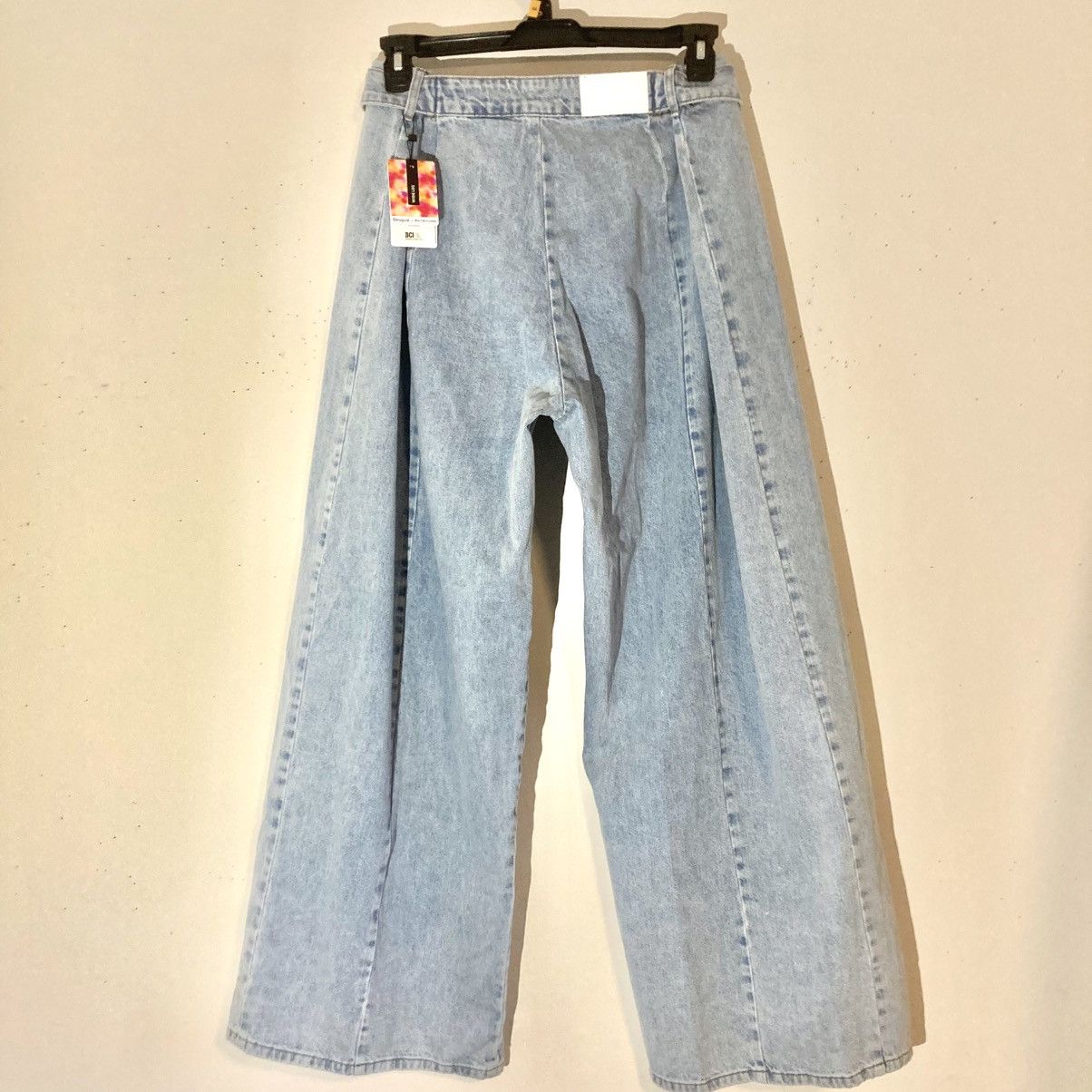 Desigual RARE Collab Desigual x Maitrepierre Wide-Leg Jeans Sz L 32" Size 32" / US 10 / IT 46 - 4 Thumbnail