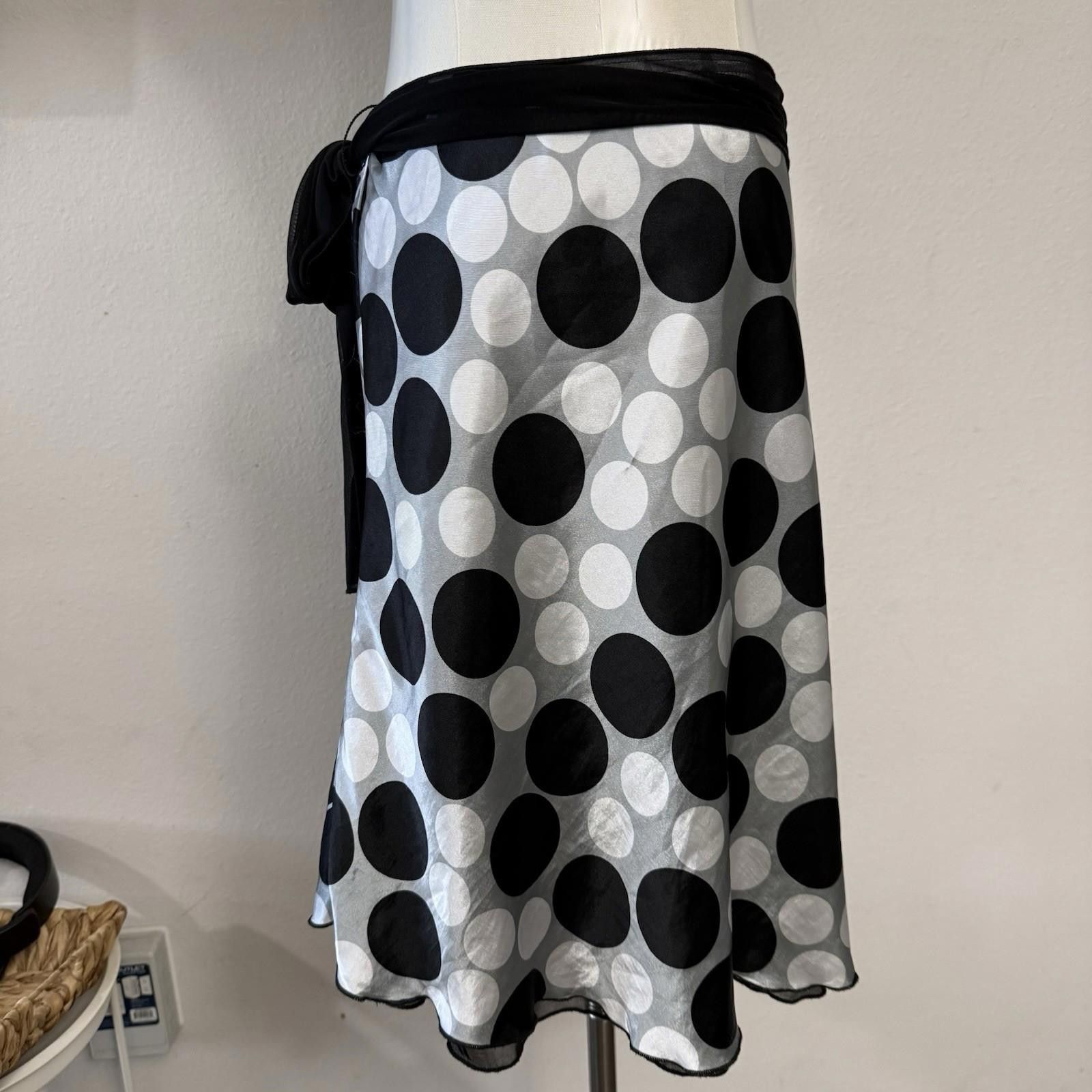 Designer Y2k Lace Polka Dot Skirt medium Size 32" / US 10 / IT 46 - 2 Thumbnail