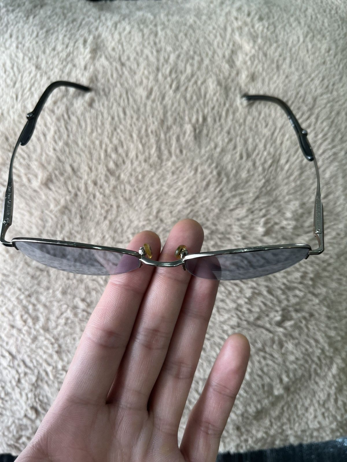 Jean Paul Gaultier 90s Jean Paul Gaultier (JPG) Semi Rimless sunglasses Size ONE SIZE - 2 Thumbnail