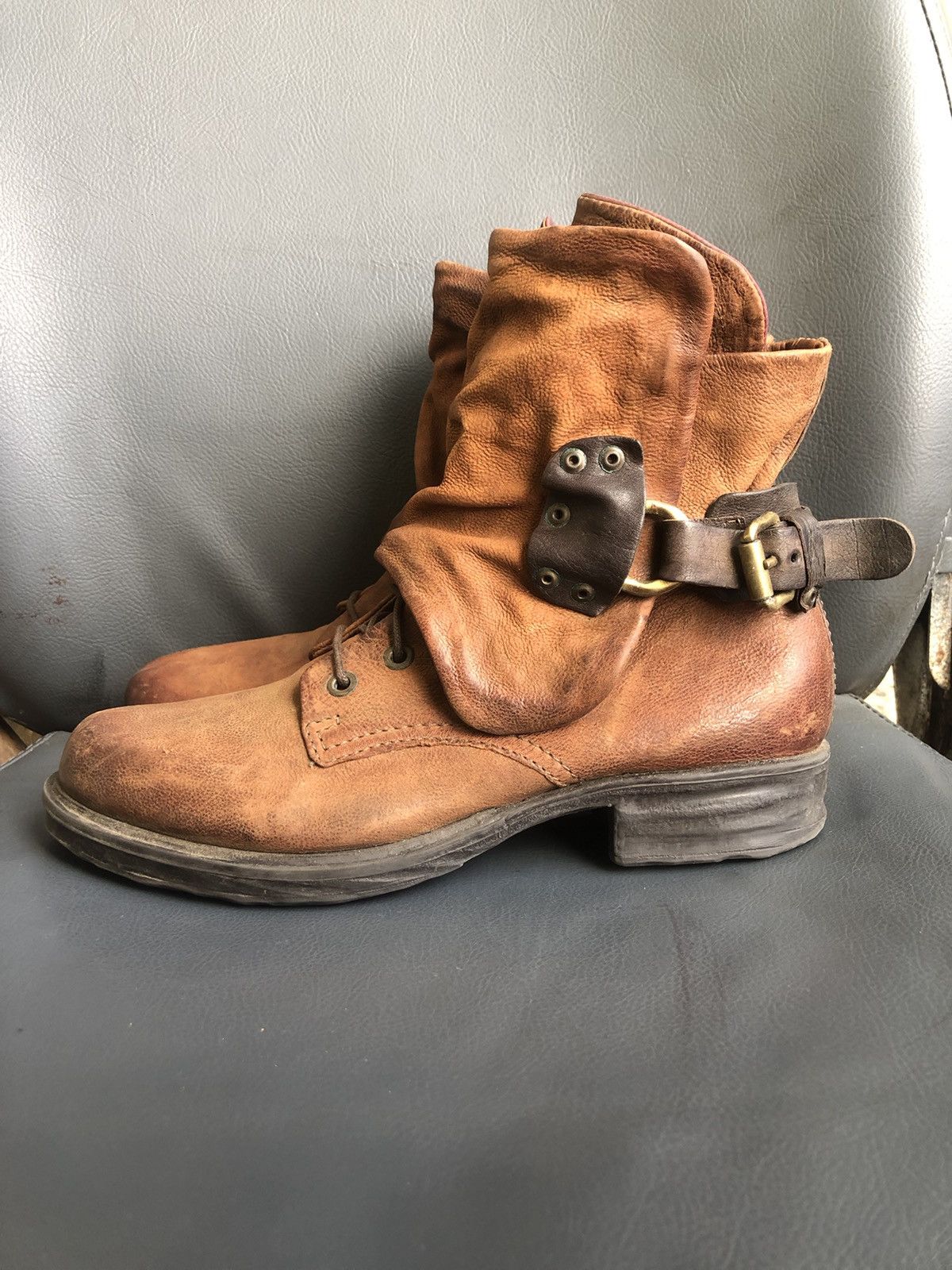 A.S.98 A.S 98 Brown Calfskin Leather Women’s Boots Size 39 Size US 9 / IT 39 - 4 Thumbnail