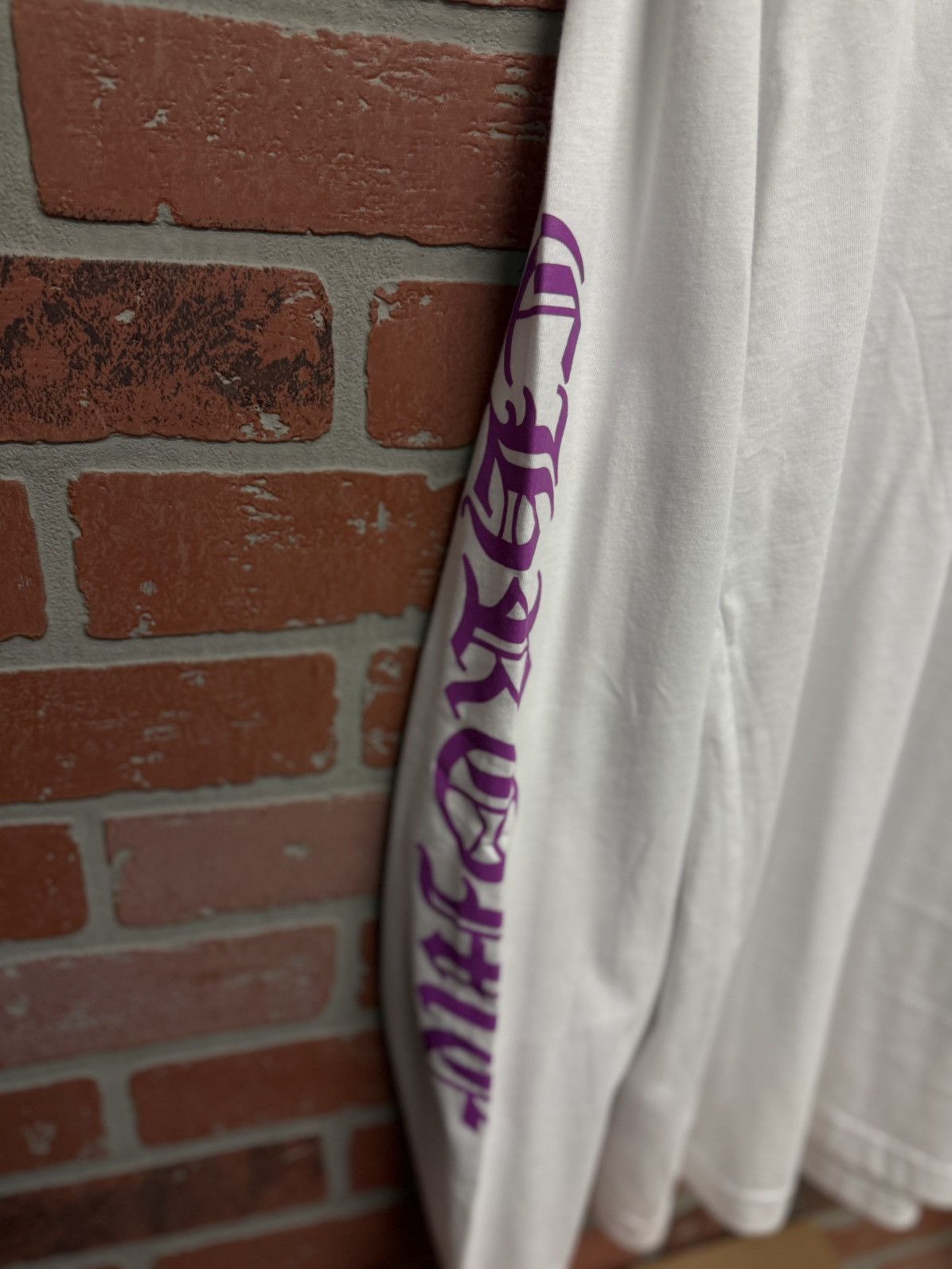 Chrome Hearts Chrome Hearts White Purple Long Sleeve XL NEW Size US XL / EU 56 / 4 - 6 Thumbnail