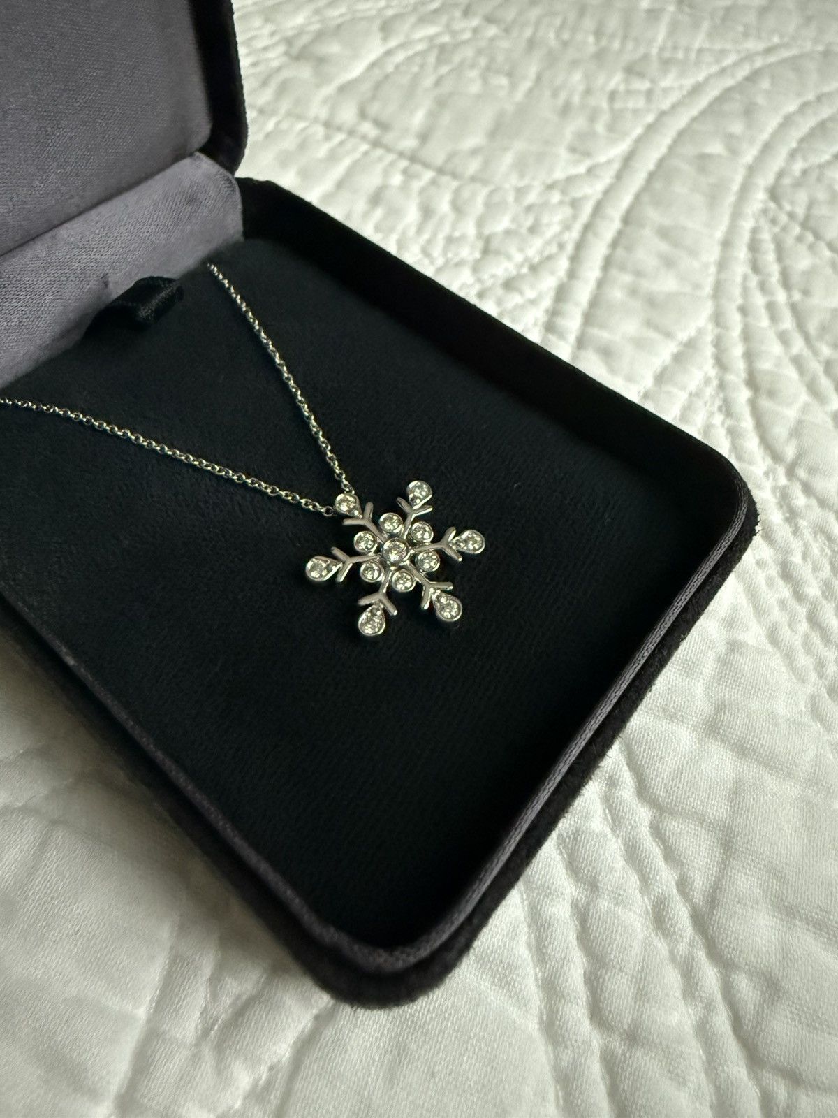 Tiffany & Co. Tiffany & Co Platinum Diamond Necklace Size ONE SIZE - 1 Thumbnail