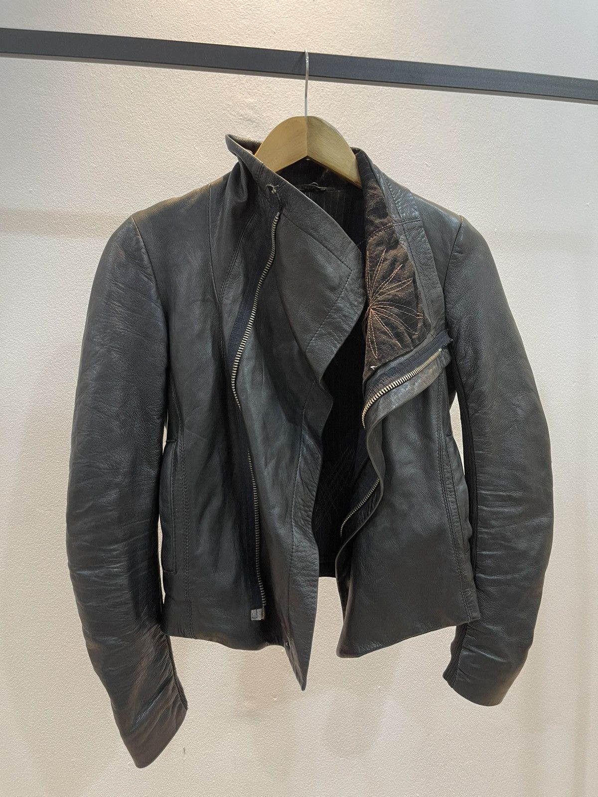 14th Addiction Blur Leather Jacket Size S / US 4 / IT 40 - 6 Thumbnail