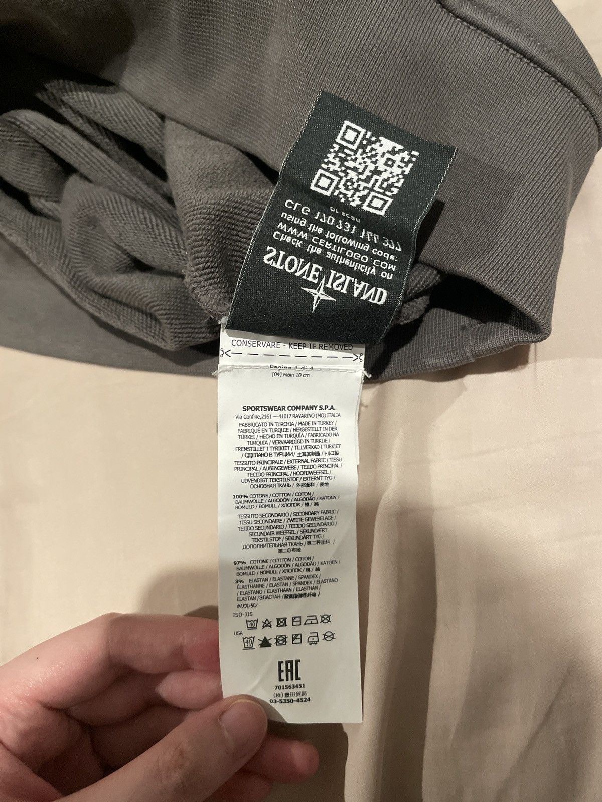 Stone Island Stone Island Men's ‘Sniper Patch’ crewneck Size US M / EU 48-50 / 2 - 9 Thumbnail