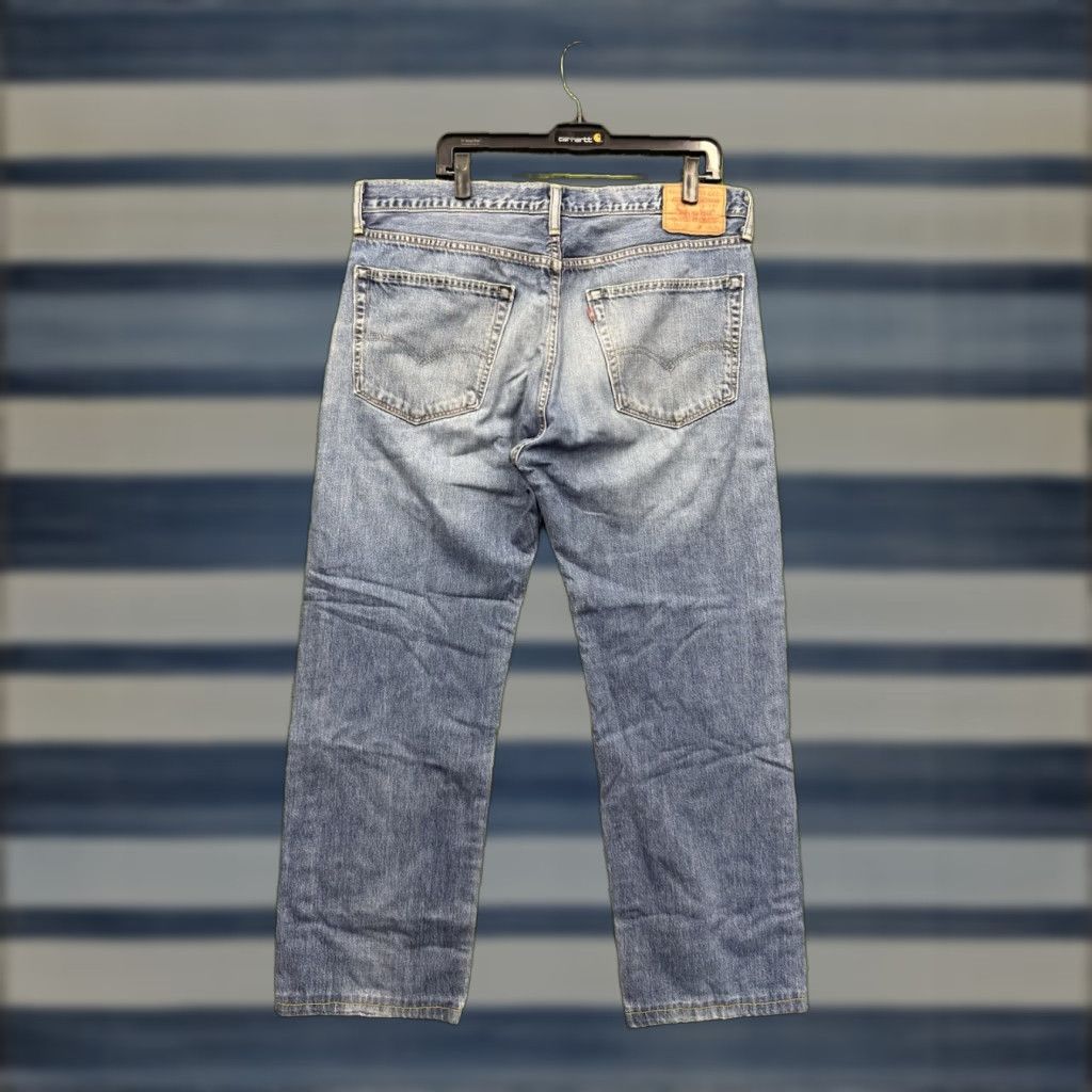 Levi's Levi's 562 Jeans Cargo 36x30 Blue Distressed Cowboy Loose Fit Comfort Men's Size US 36 / EU 52 - 1 Thumbnail