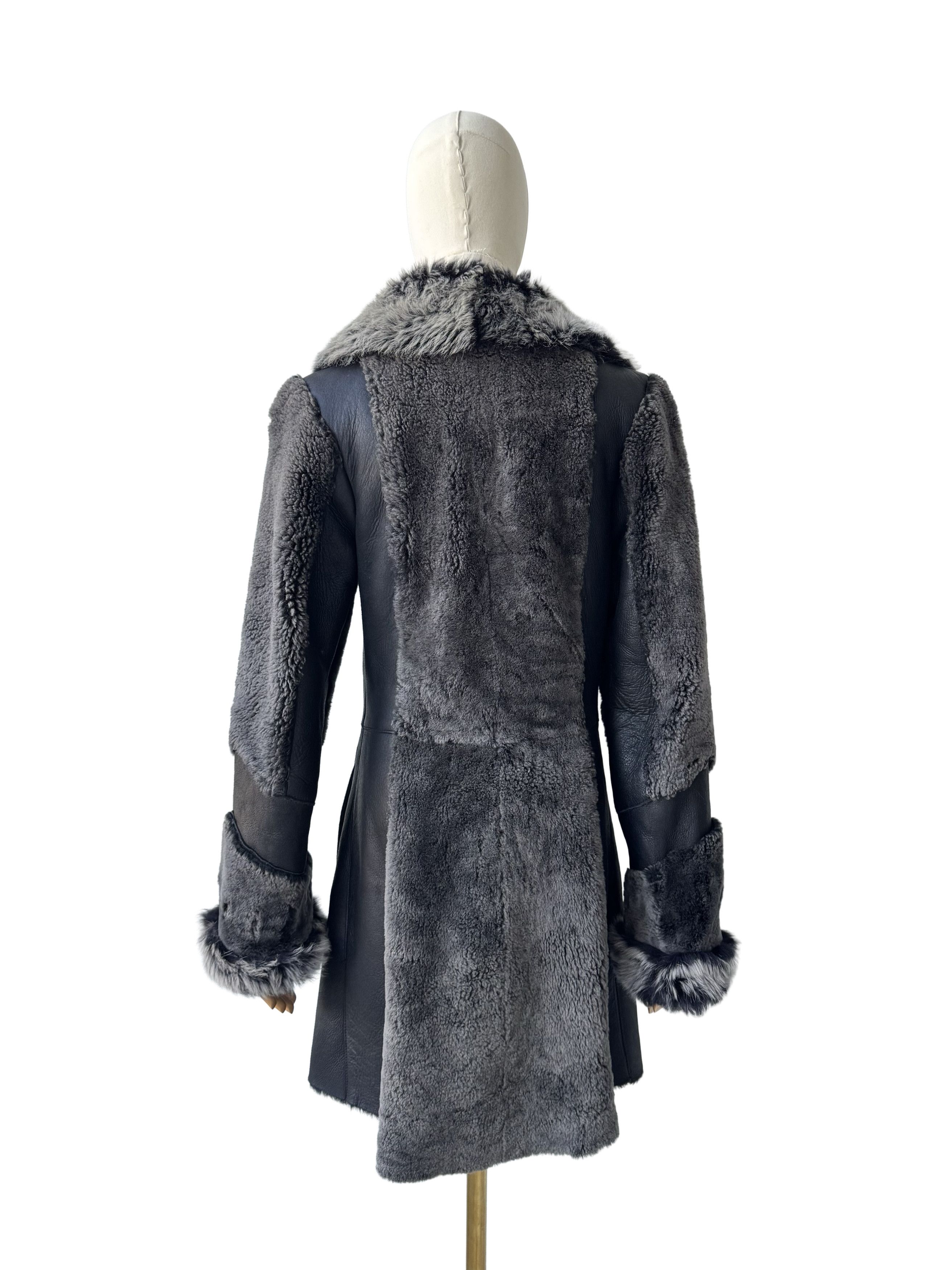 Vintage Vintage Real Sheepskin Coat Size S / US 4 / IT 40 - 4 Thumbnail