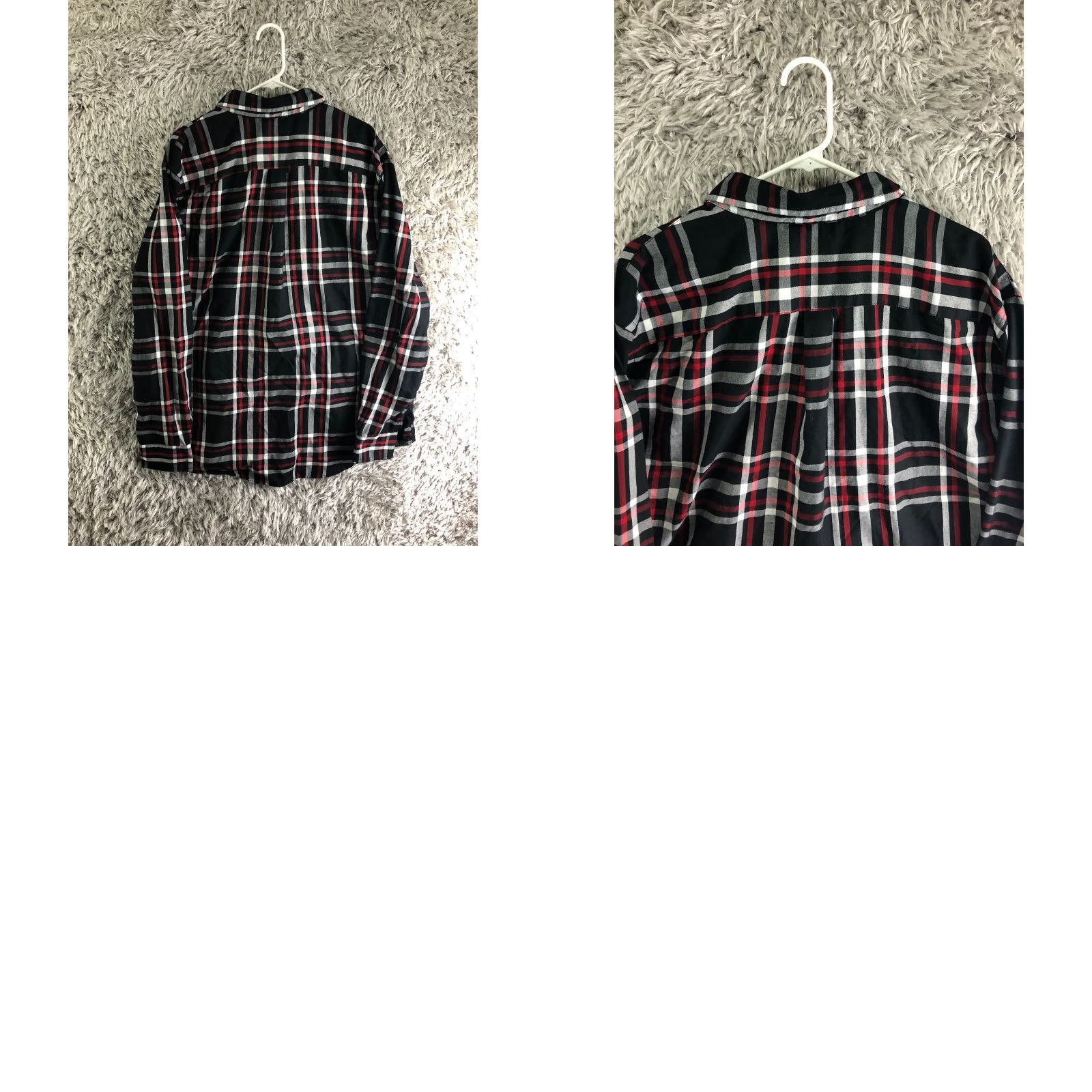 Chaps Chaps Mens XXL Black Striped Long Sleeve Button-Down Collar Shirt Size US XXL / EU 58 / 5 - 9 Thumbnail