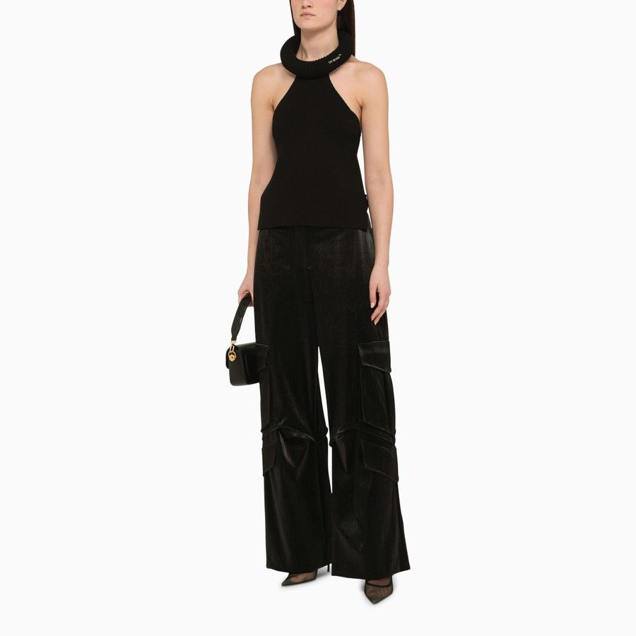 Off-White o1d2blof0924 Jersey Tank Top in Black Size XS / US 0-2 / IT 36-38 - 2 Thumbnail